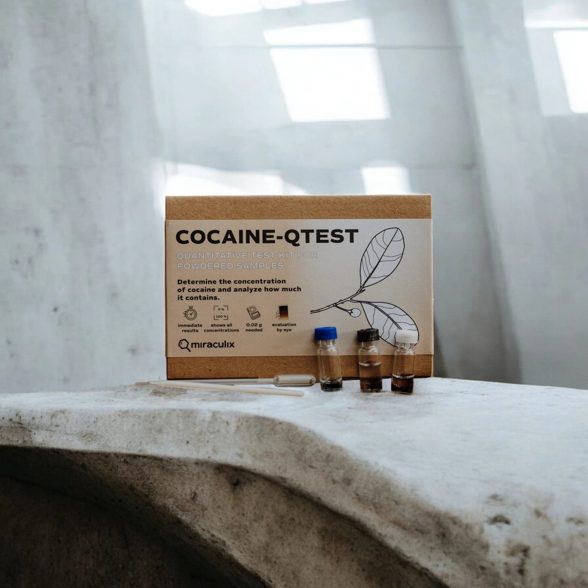 COCAINE QTEST Kokain Potency Test Kit – Schnelle & präzise Analyse von Miraculix -  from DieBallerei