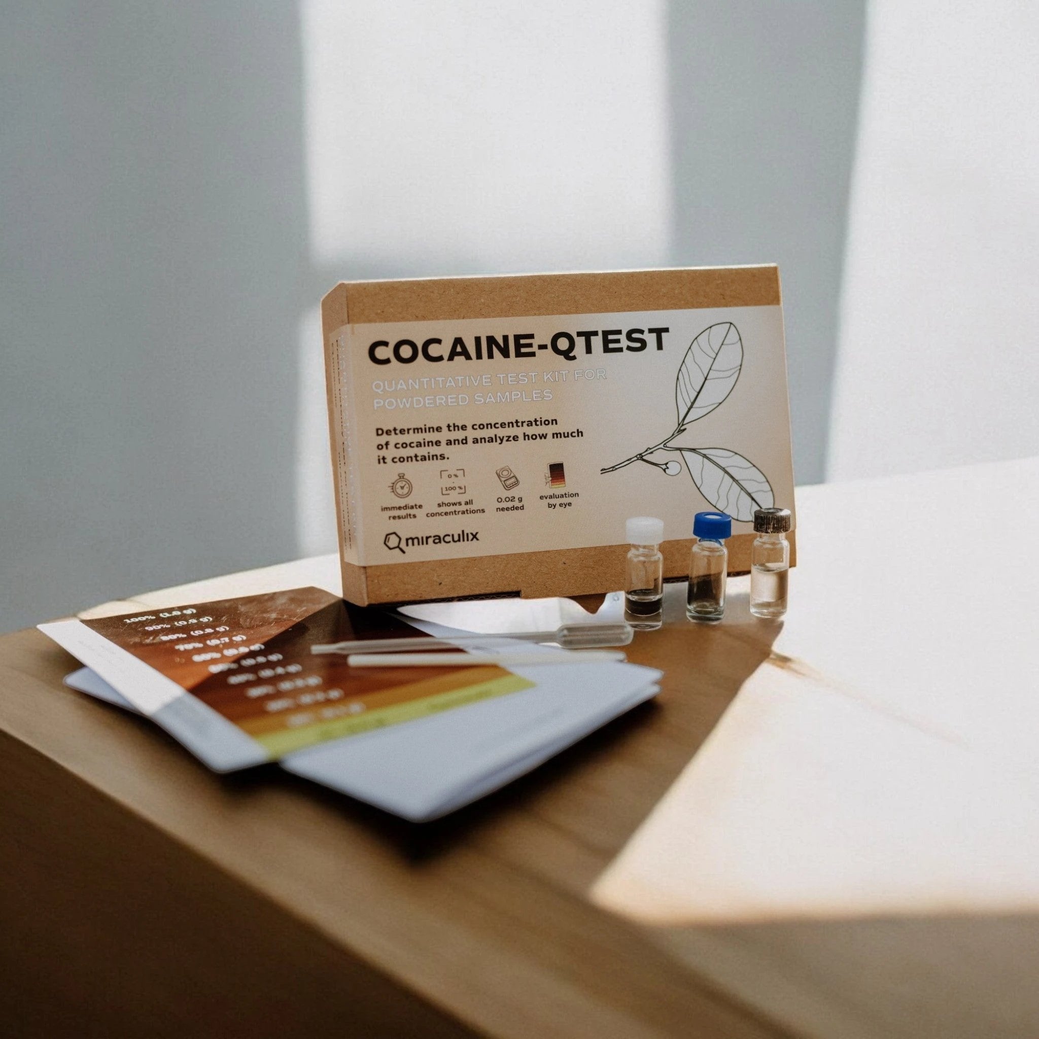 COCAINE QTEST Kokain Potency Test Kit – Schnelle & präzise Analyse von Miraculix -  from DieBallerei