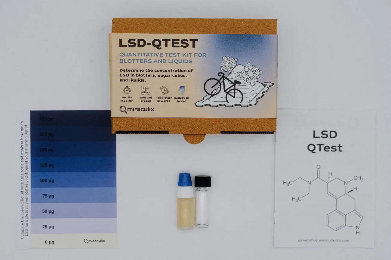 Miraculix Mobiler Schnelltest zur Bestimmung des LSD-Gehalts (LSD-QTest) -  from DieBallerei