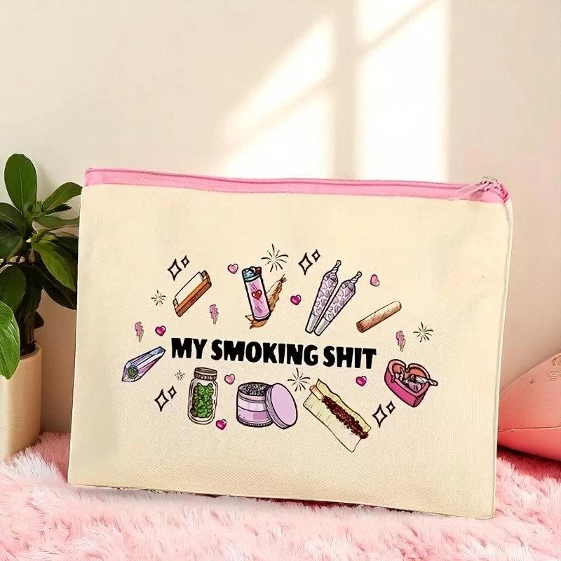 Tasche/Make-Up Bag „My Smoking Shit“ – bunt, frech & ready to stash -  from DieBallerei