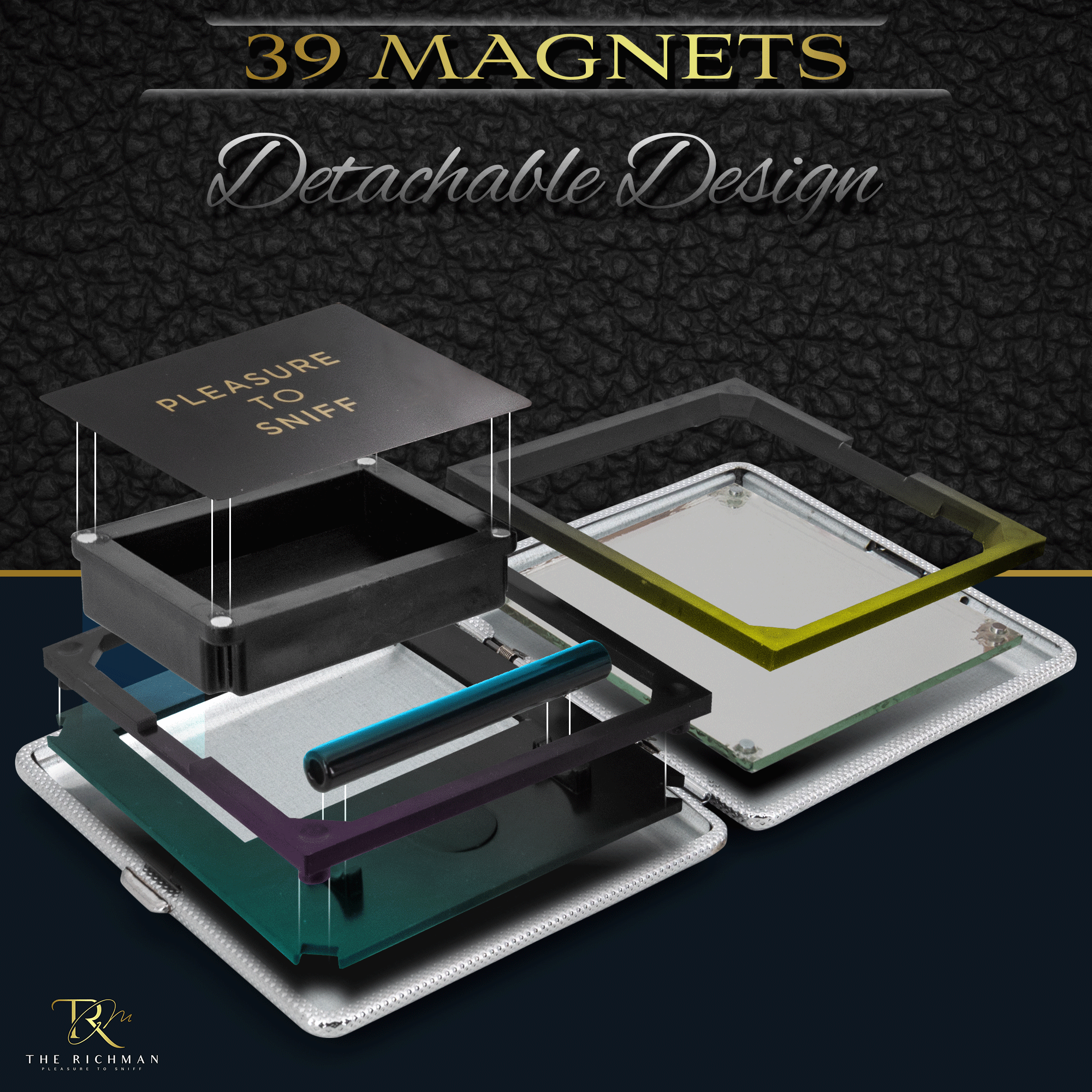 The Richman Deluxe 2.0 Etui – Das wohl eleganteste Schnupfset der Welt