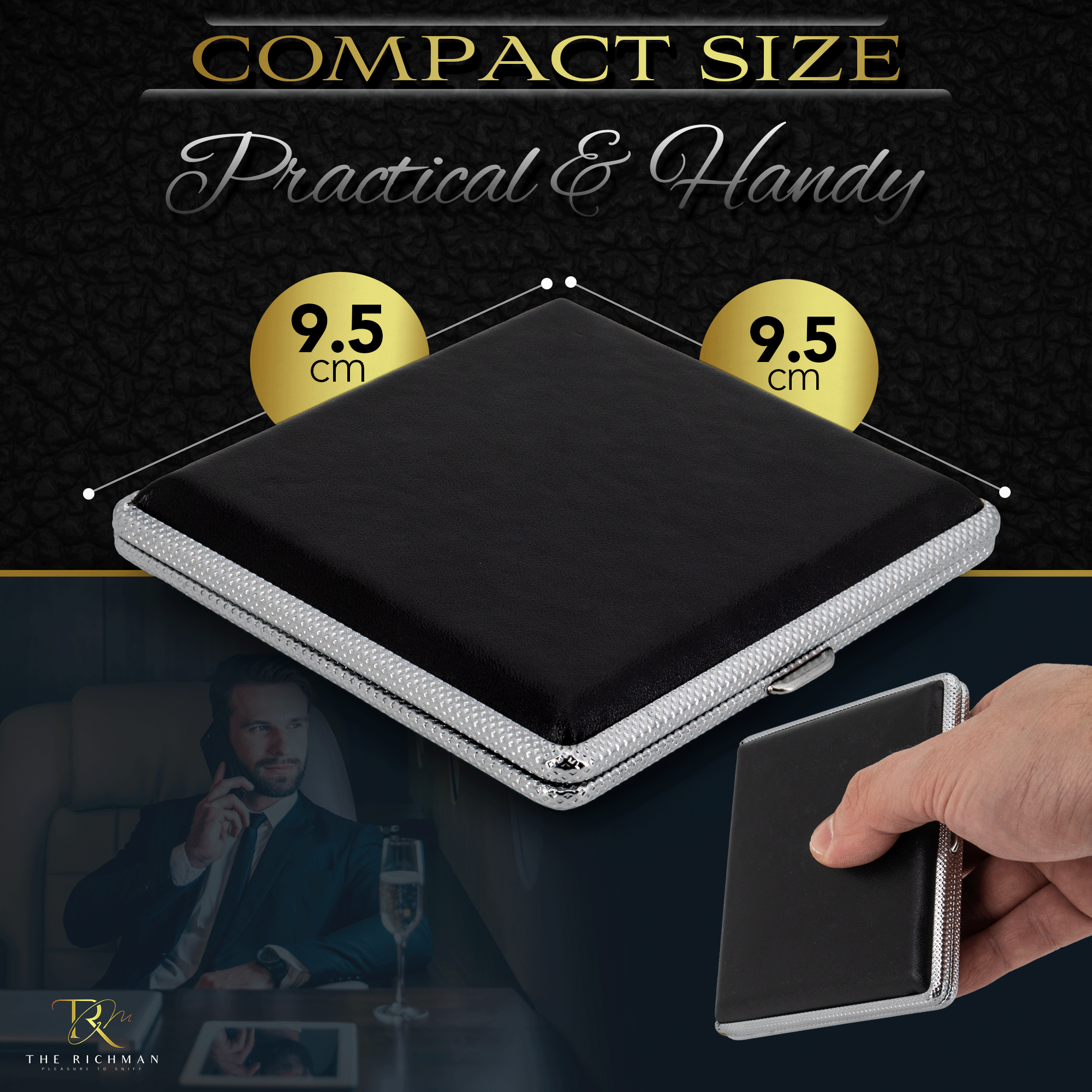 The Richman Deluxe 2.0 Etui – Das wohl eleganteste Schnupfset der Welt