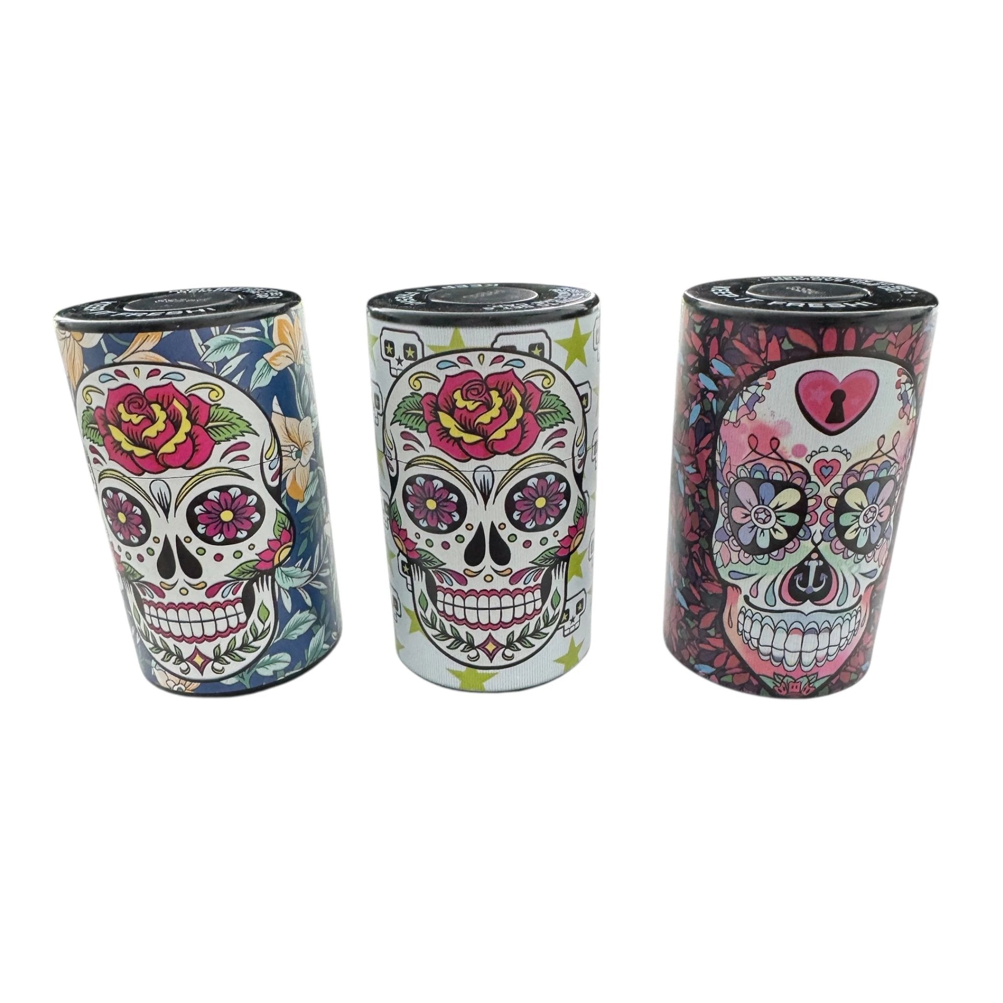 Vakuum-Aufbewahrungsdose mit Skull-Design – Mit Push-Button Verschluss - from DieBallerei