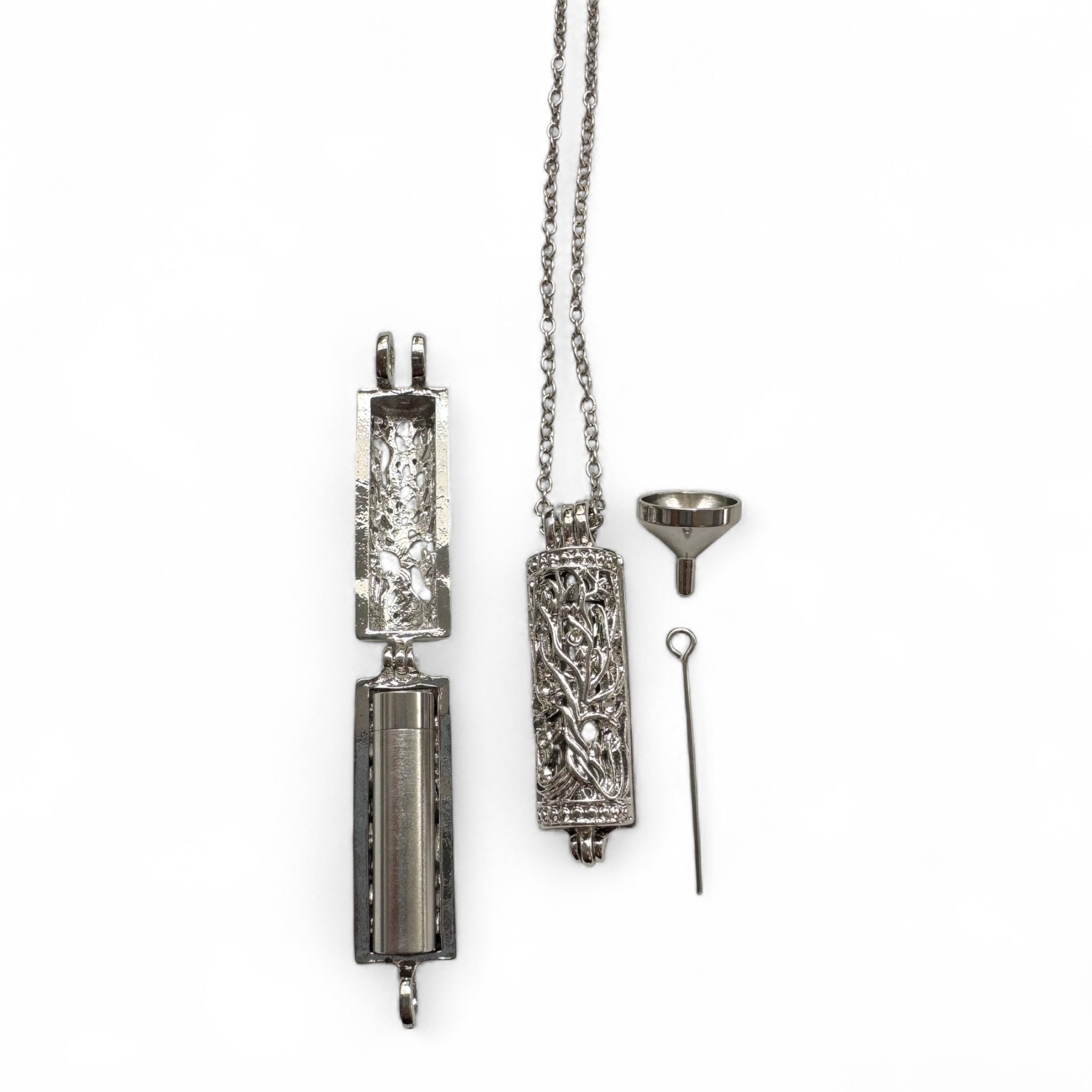 Versteck-Kette „Secret Bloom“ – Stilvoll & diskret in Silber