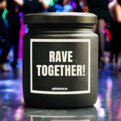 Geilste Kerze – Duftkerze „Rave Togehther!" -  from DieBallerei