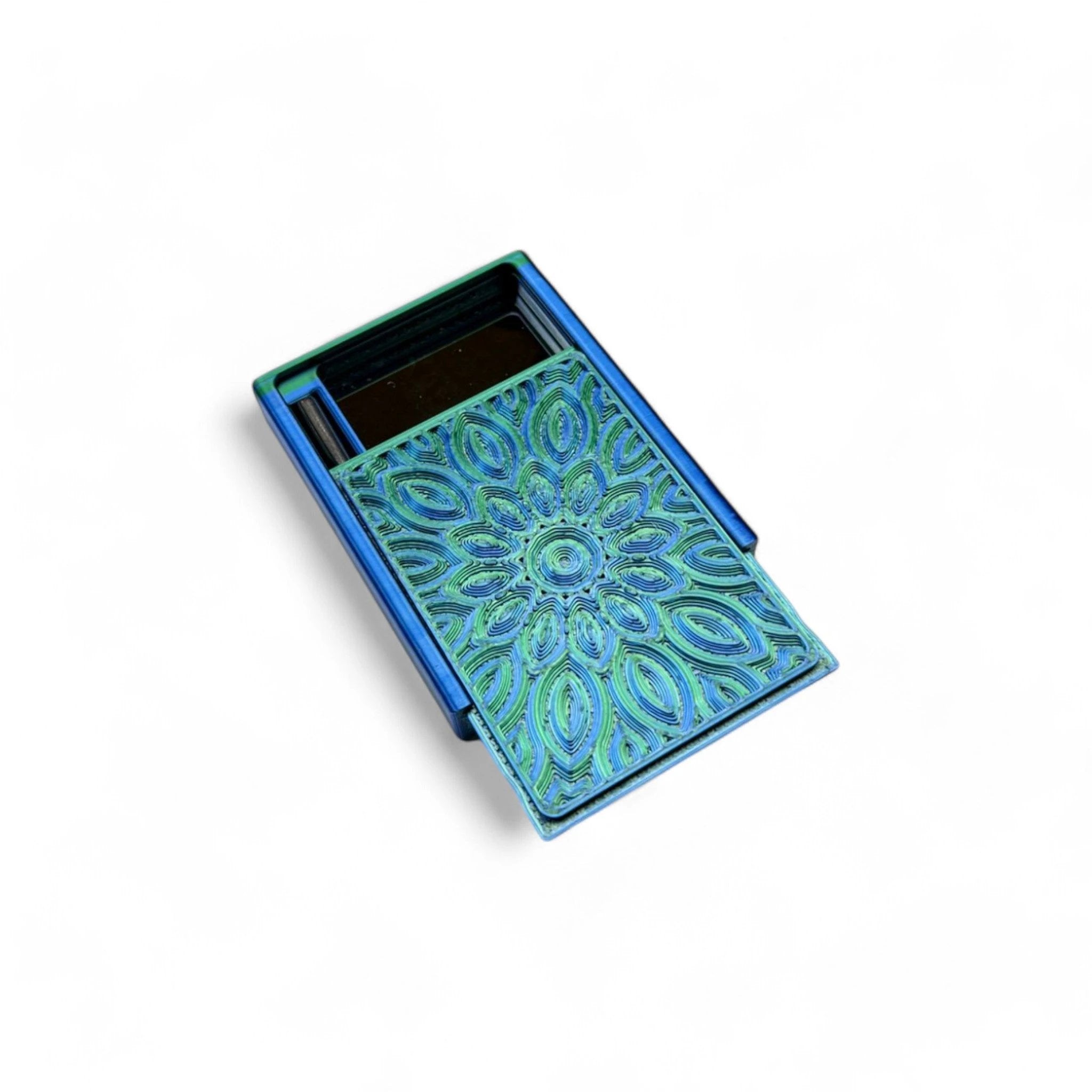 Baller-Box Infinity Blossoms Blau/Grün – inkl. Röhrchen & Karte -  from DieBallerei