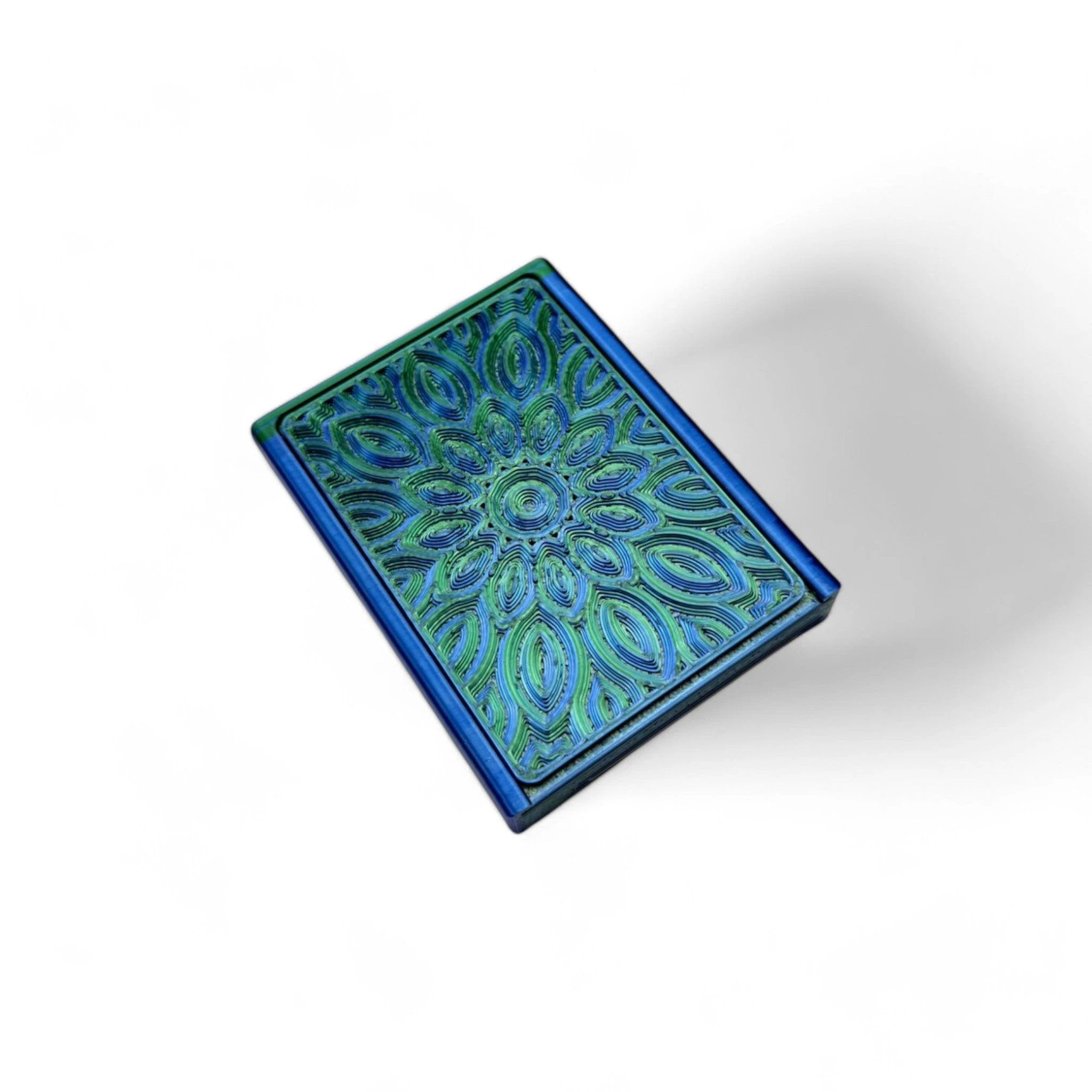 Baller-Box Infinity Blossoms Blau/Grün – inkl. Röhrchen & Karte -  from DieBallerei