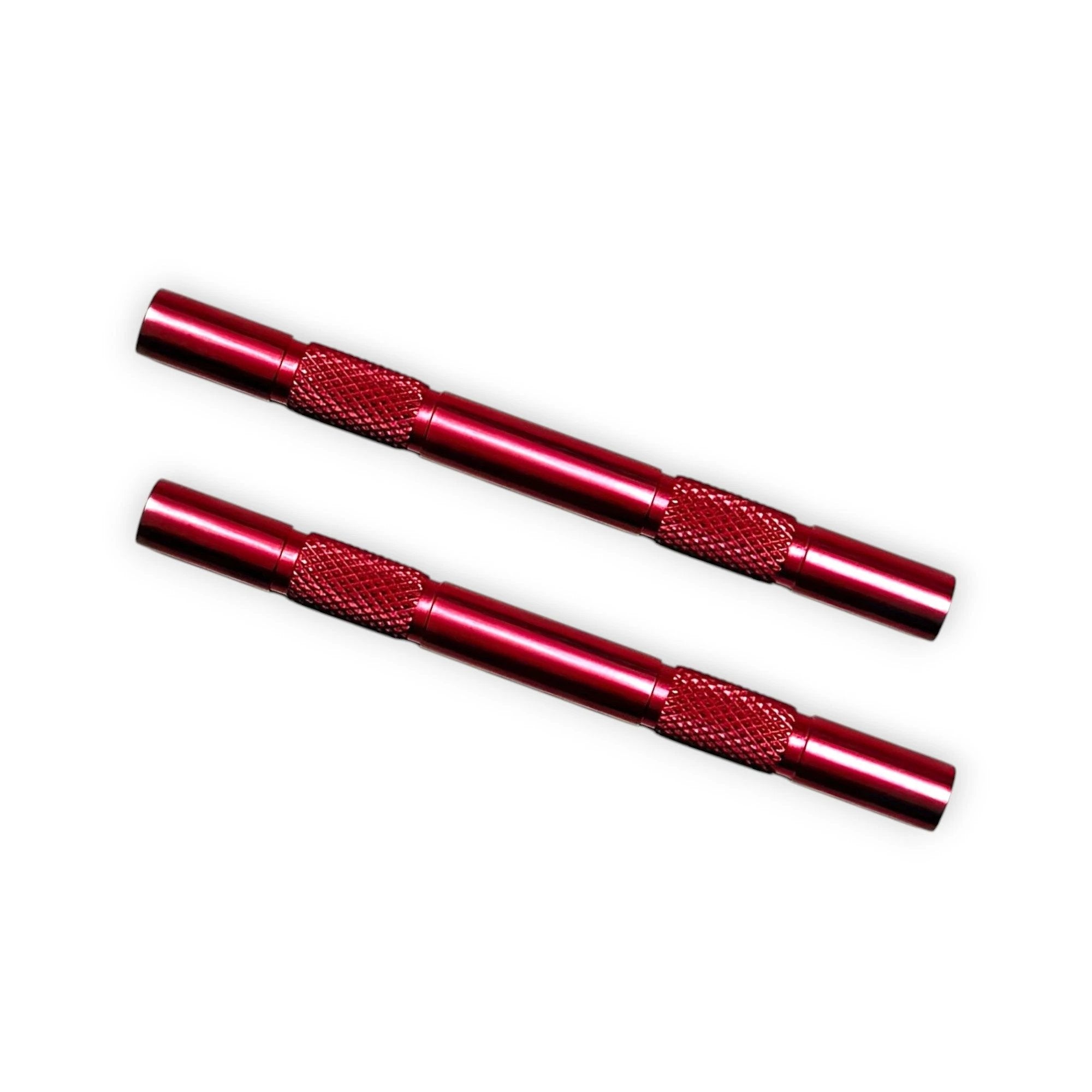 2x Zieh-Röhrchen aus Aluminium – Rosenholz – 80mm -  from DieBallerei