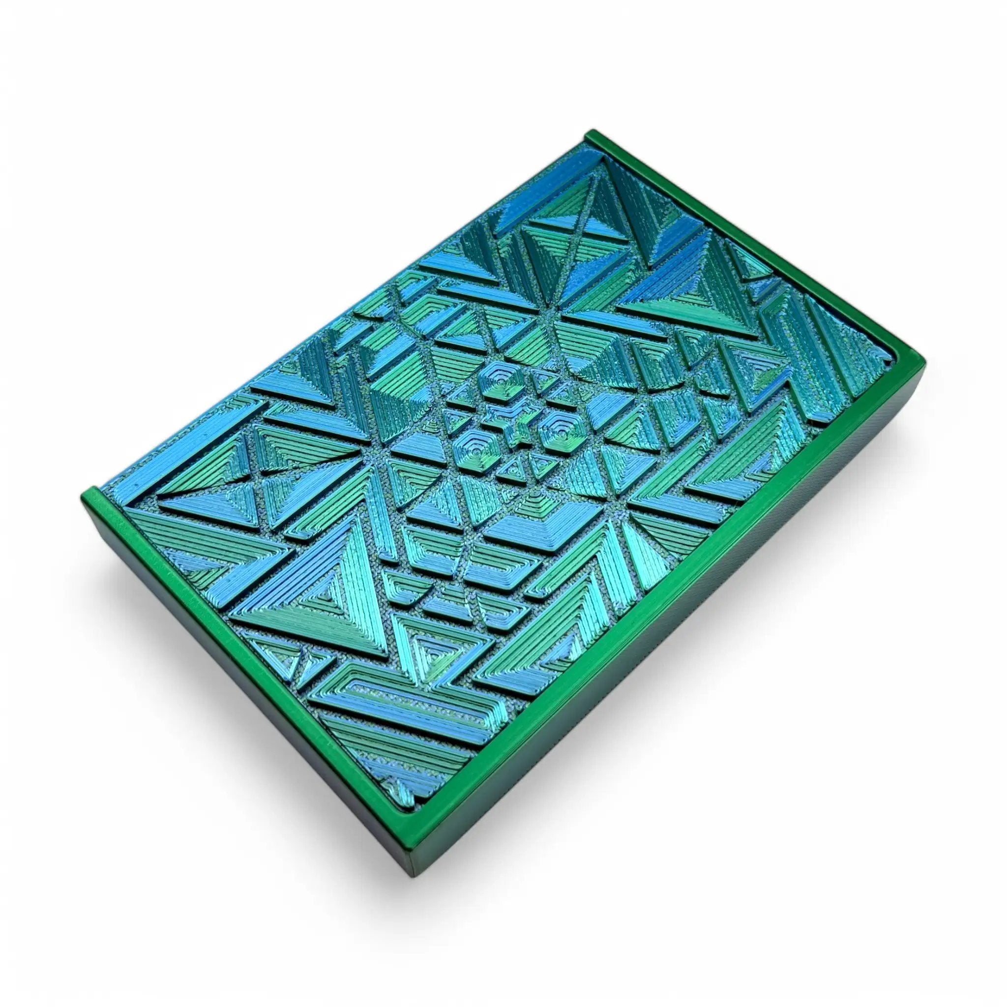 Baller-Box XL Brainbug inkl. integriertem Spiegel, 2x Röhrchen und Hack-Karten Blau / Grün -  from DieBallerei