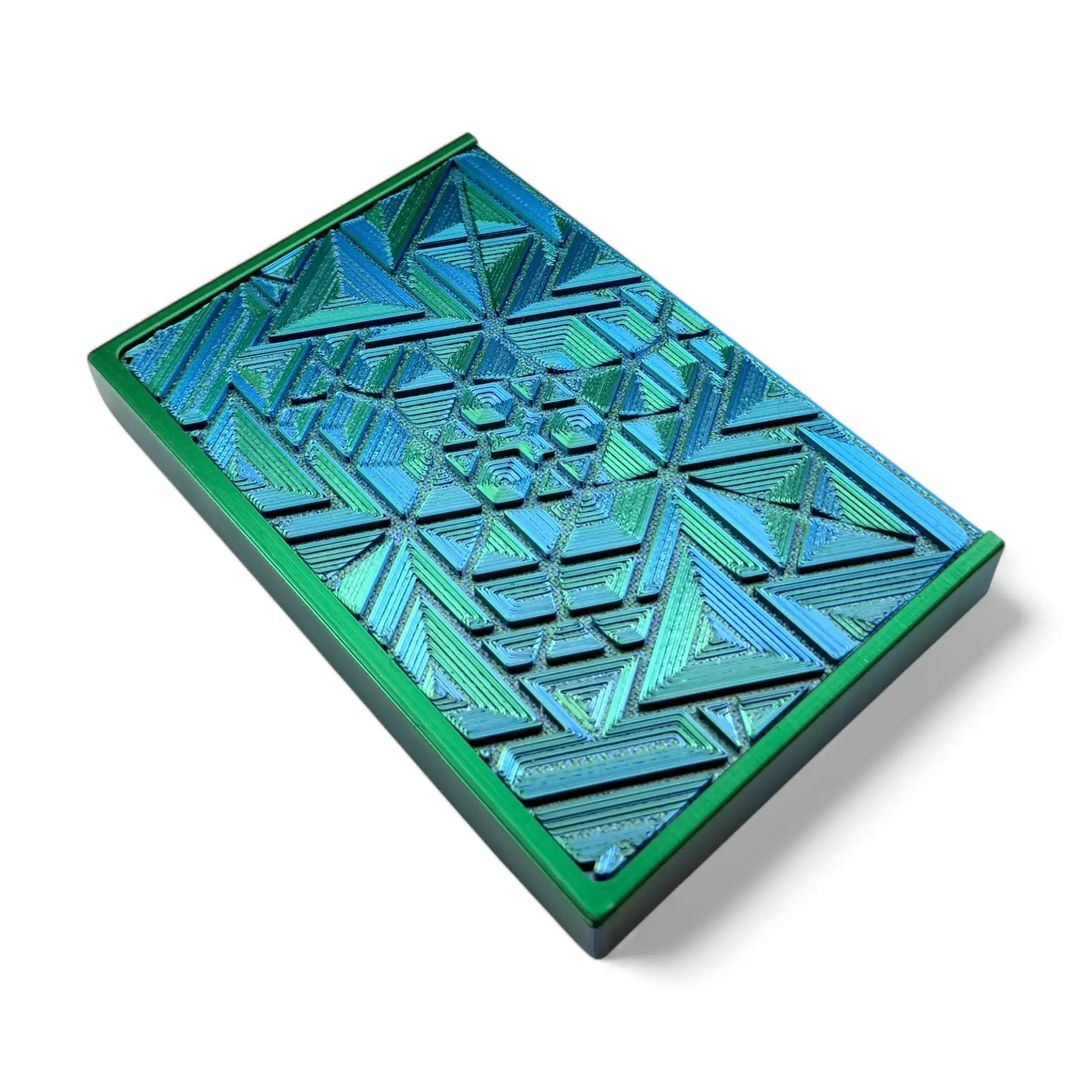 Baller-Box XL Brainbug inkl. integriertem Spiegel, 2x Röhrchen und Hack-Karten Blau / Grün -  from DieBallerei