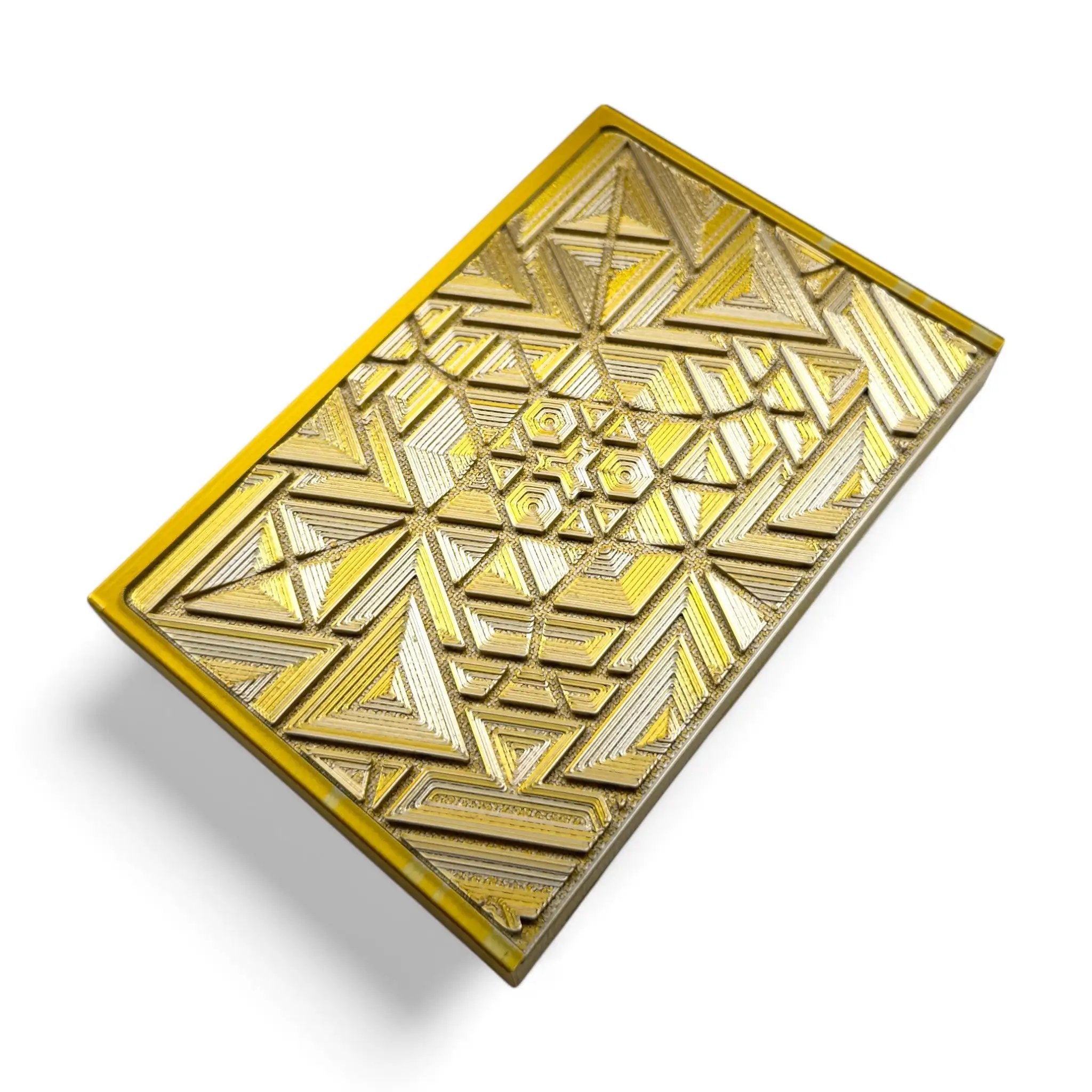 Baller-Box XL Brainbug inkl. integriertem Spiegel, 2x Röhrchen und Hack-Karten Gold / Silber -  from DieBallerei