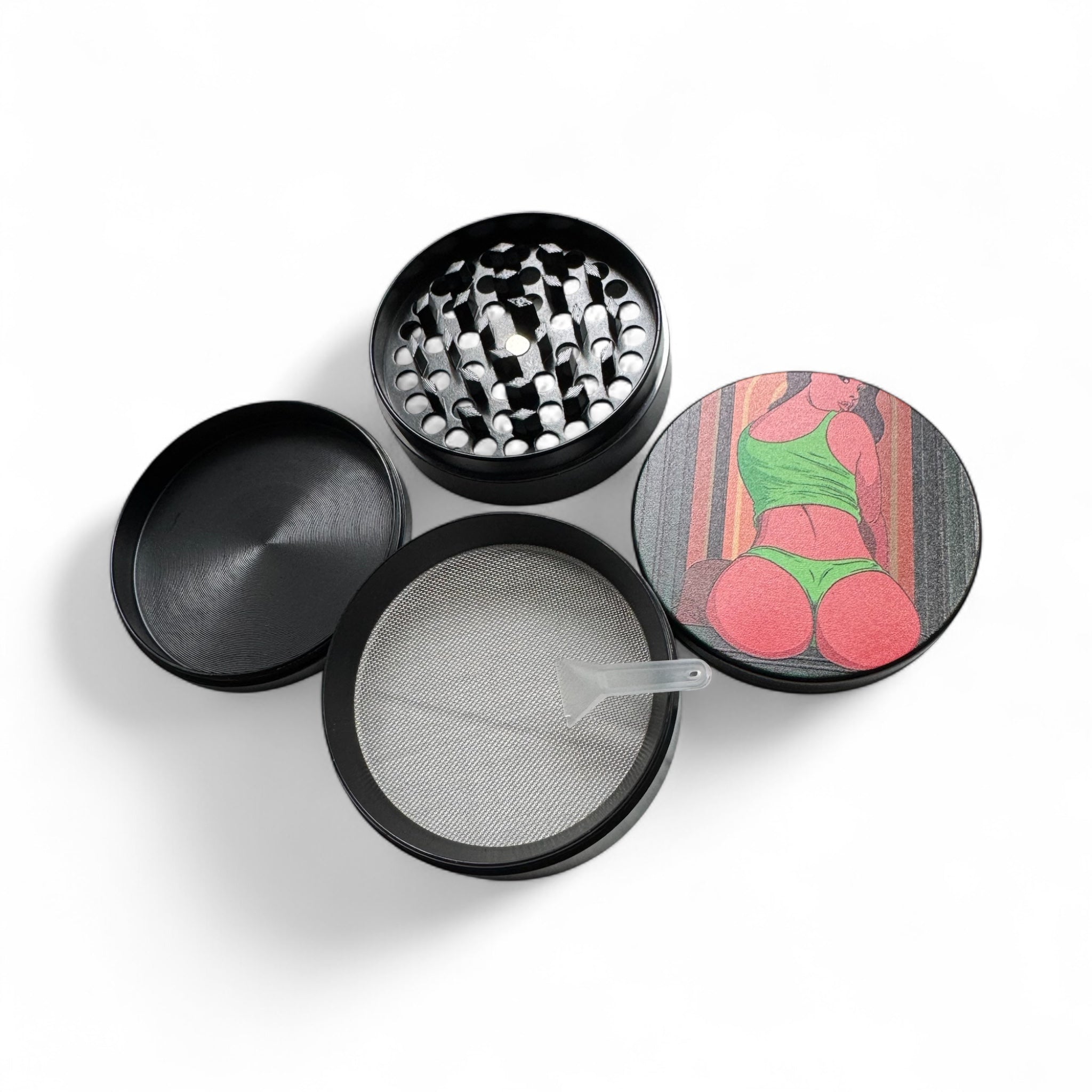 XXL 4-teiliger Grinder 63 mm – Sexy Green Edition