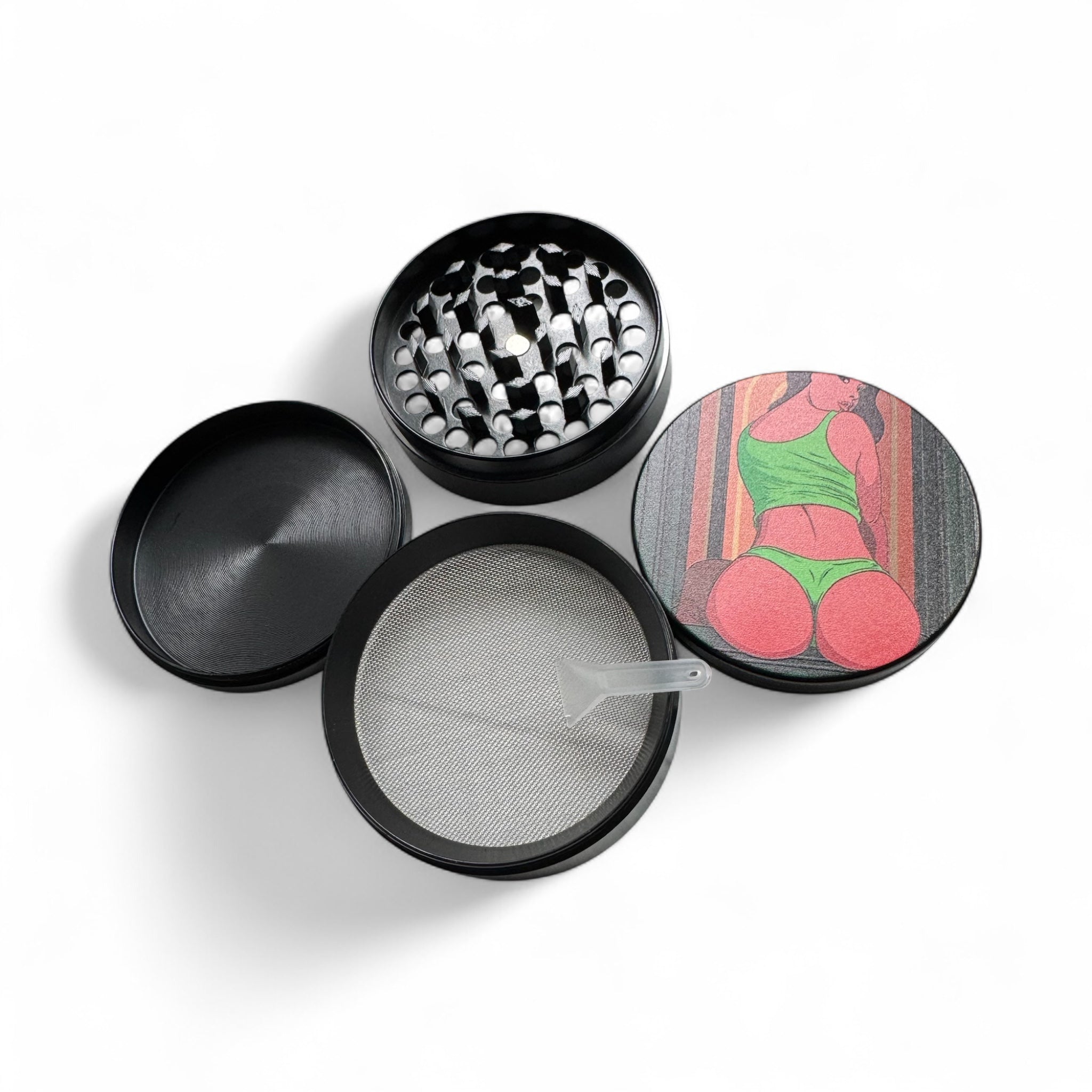 XXL 4-teiliger Grinder 63 mm – Sexy Green Edition