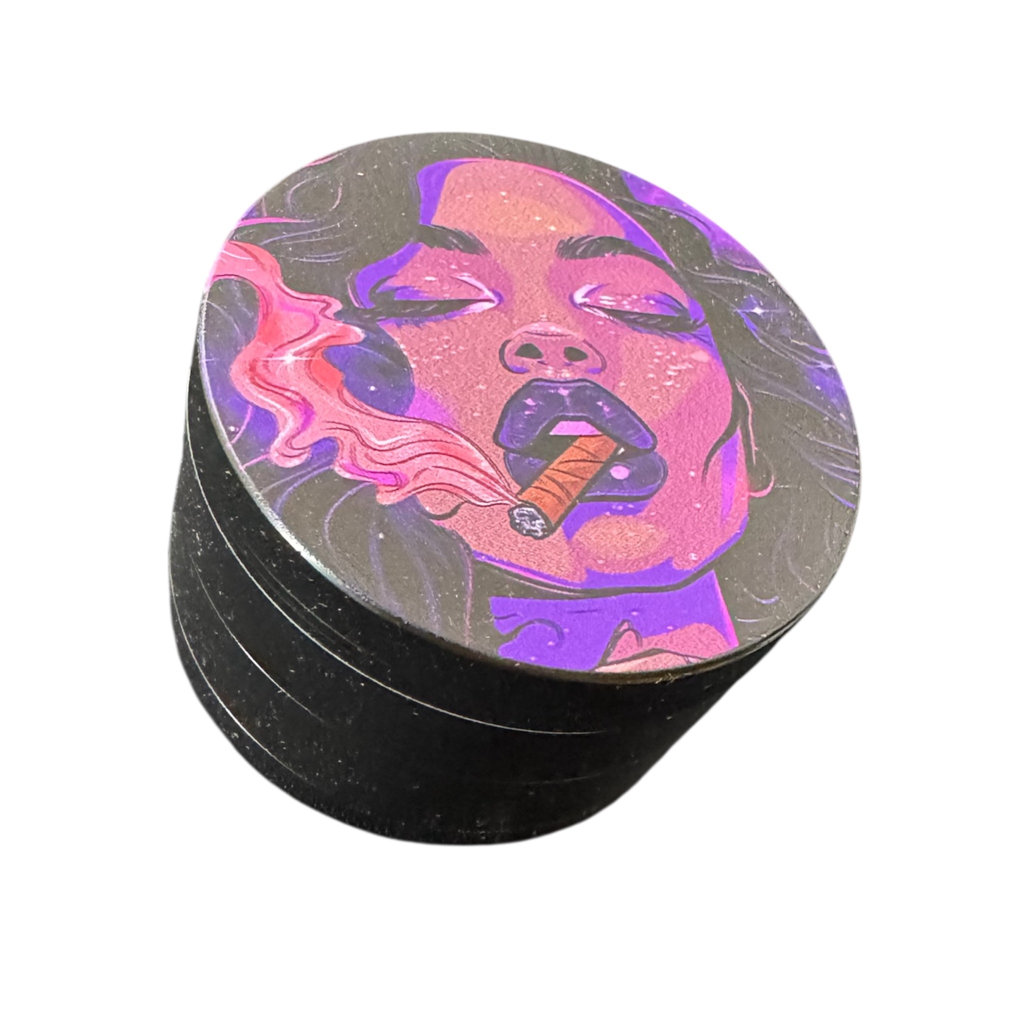 XXL 4-teiliger Metallgrinder mit sexy Artwork – 63 mm | 40 mm