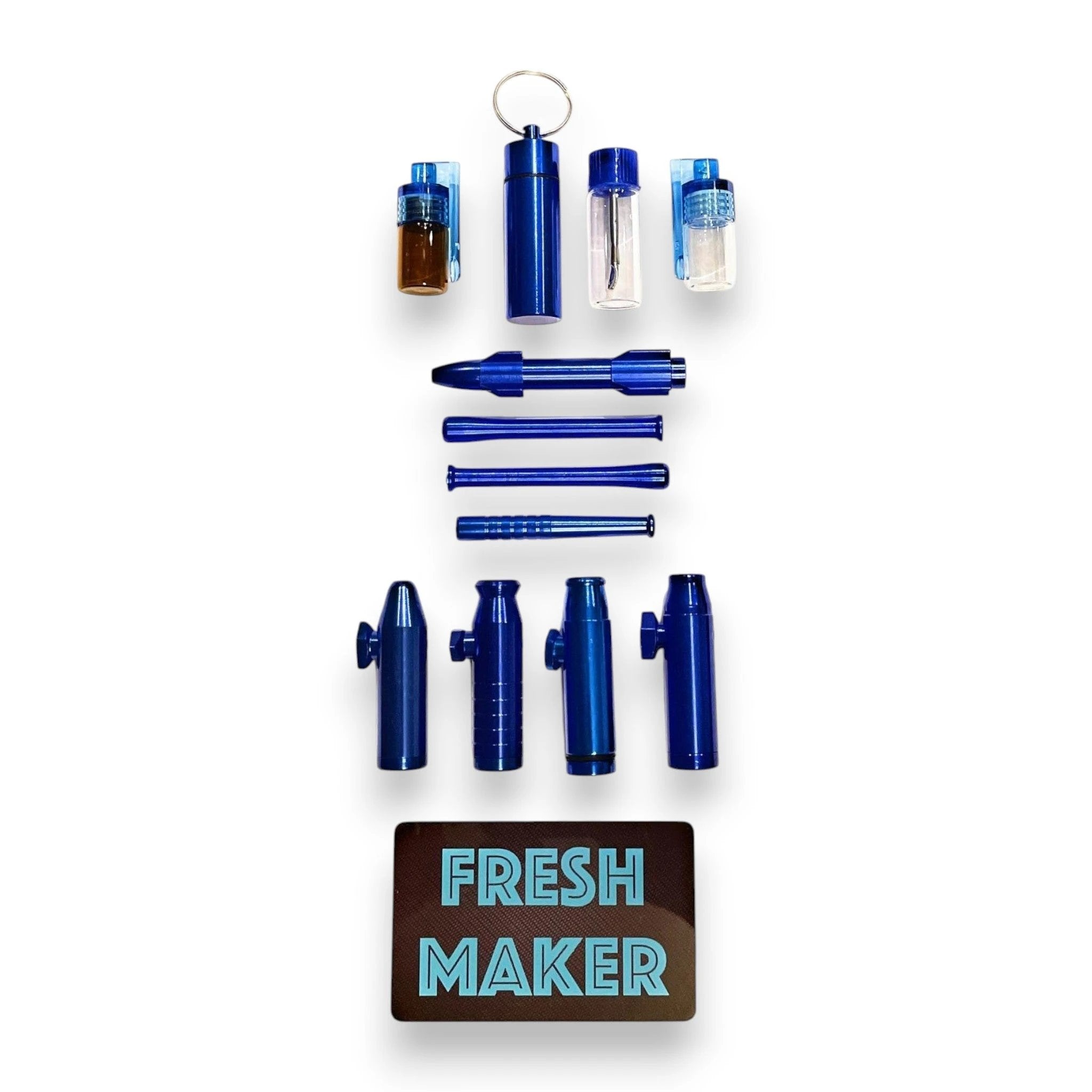 XXL Dosierer-Set Blau – Komplettes Set mit Spendern, Dosierern & Aufbewahrungsdose -  from DieBallerei