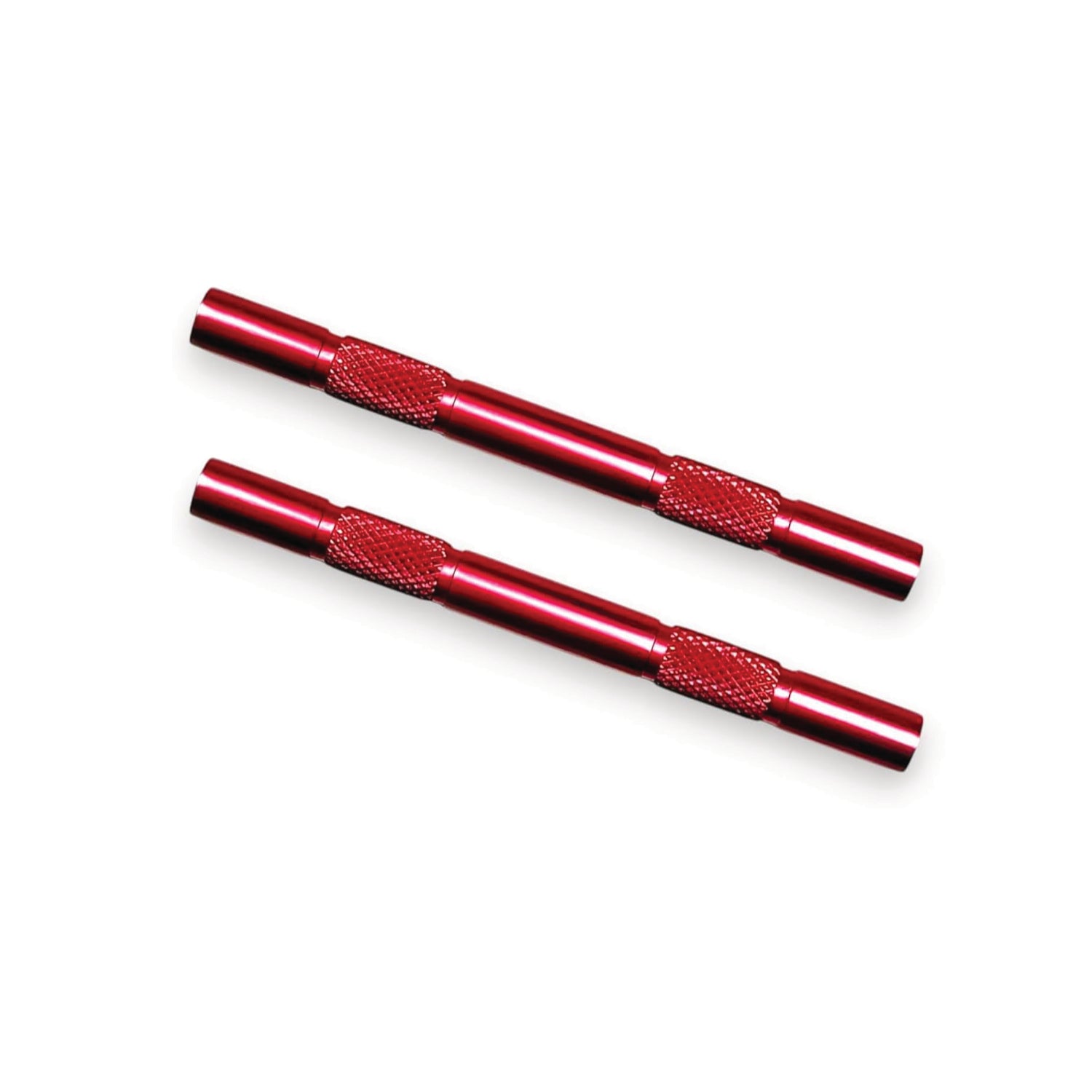 Zieh-Röhrchen Set aus hochwertigem Aluminium – 80mm in Rosa/Rosé