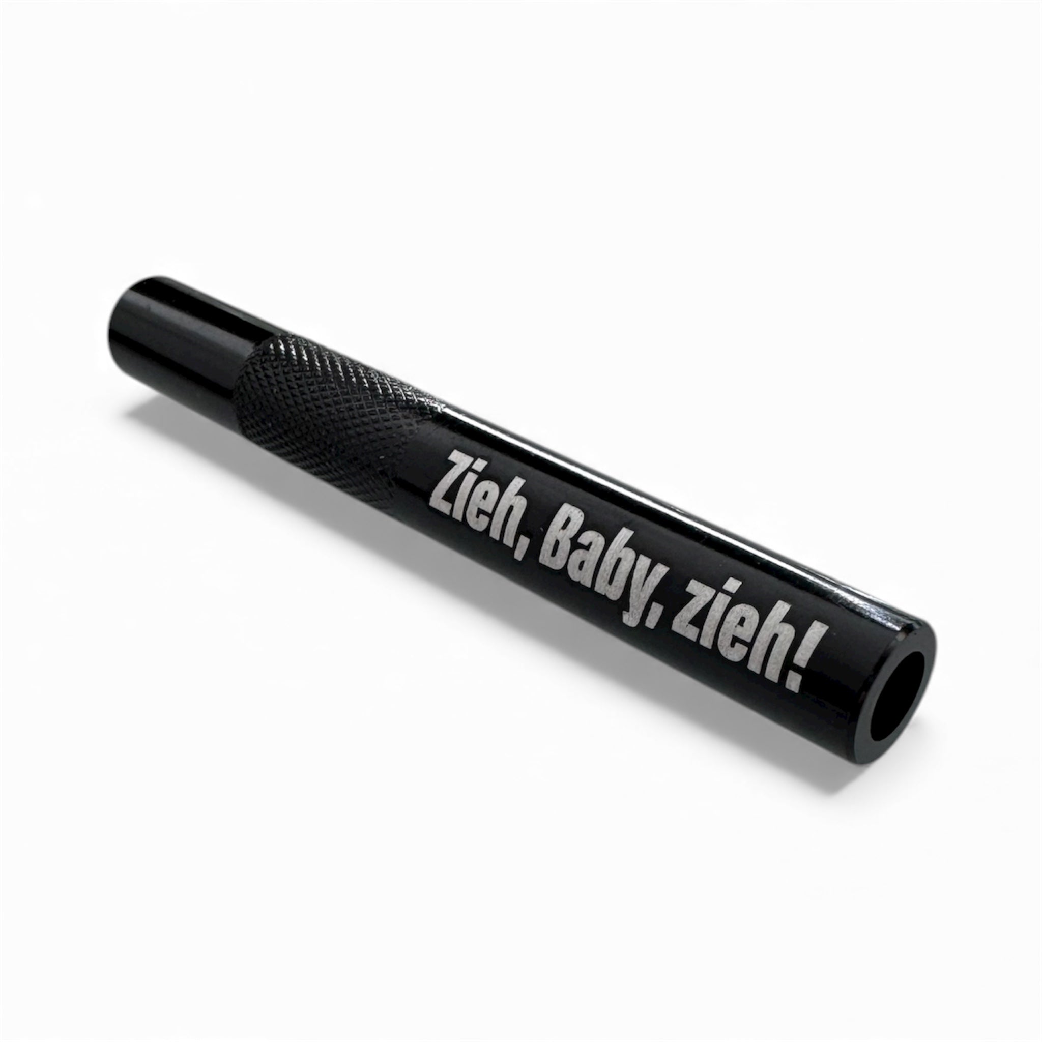 „Zieh, Baby, zieh!“ Aluminium-Röhrchen – Stylisch, Praktisch & Robust in Schwarz