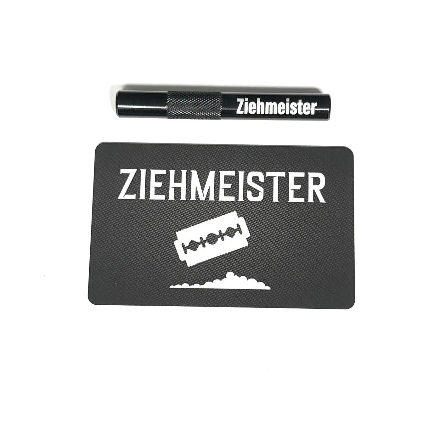 Röhrchen Set "Ziehmeister" – Hack Karte & Ziehröhrchen in Schwarz -  from DieBallerei