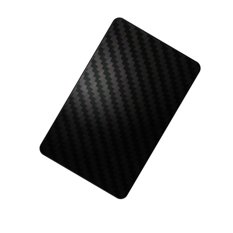 3-er Set Hack Karte aus Carbon – 3 stylische Designs! -  from DieBallerei