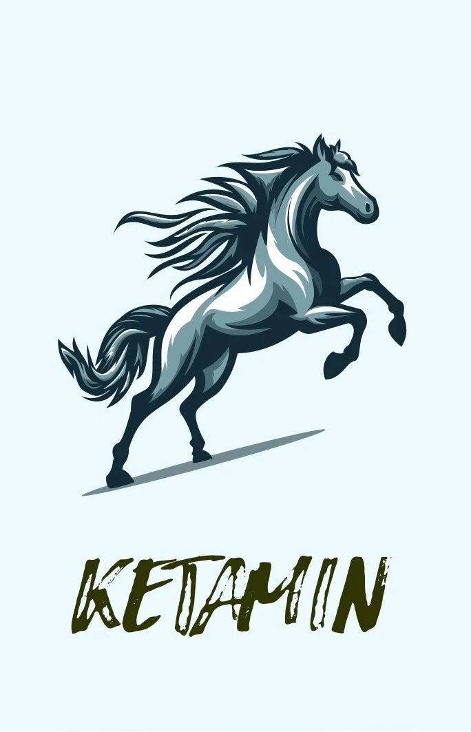 Hack-Karte „KETAMIN“ – Galopp für die Sinne -  from DieBallerei