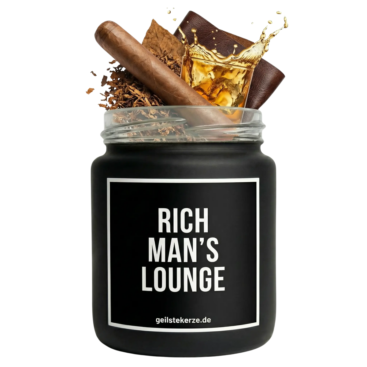 Duftvariante Rich Man’s Lounge für die Geilste Kerze „NASENBÄR“