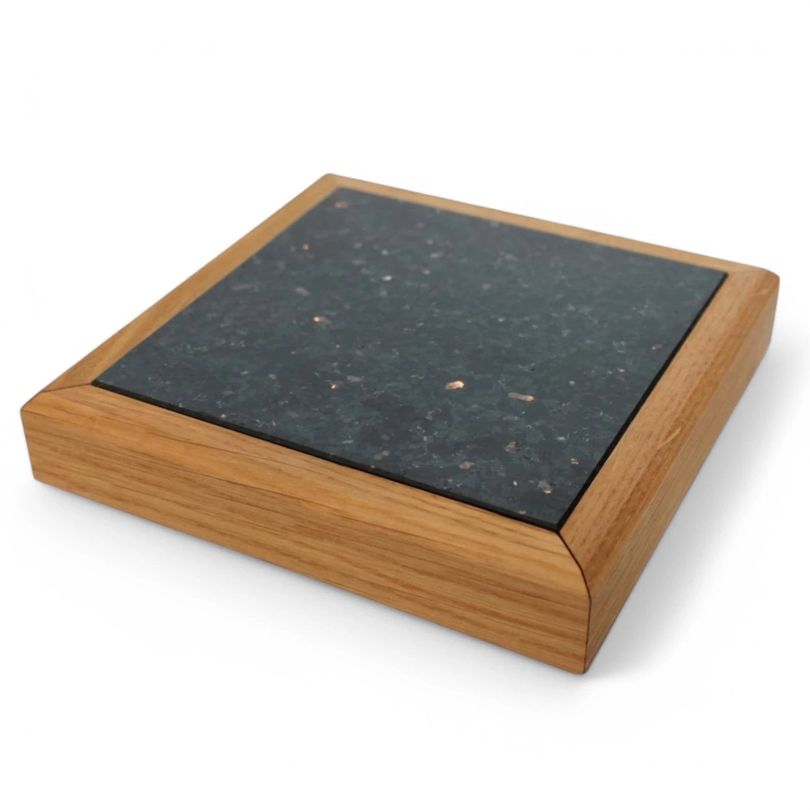 Kokaninchen Granit Untersetzer "GoldenGalaxy" hochwertige Aufbewahrungsschublade, Tassenuntersetzer, hochwertige Granitplatte -  from DieBallerei