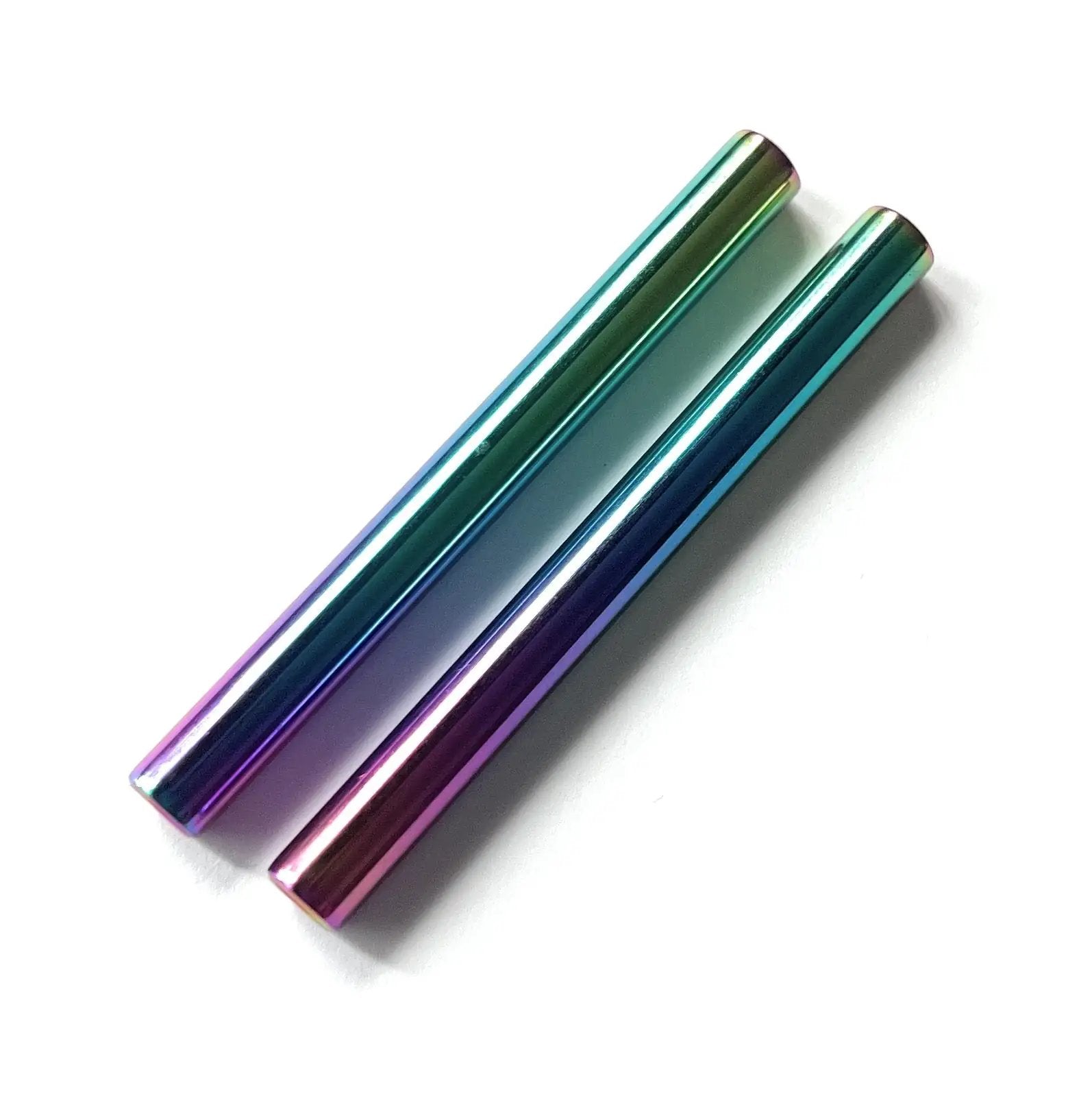 Zieh-Röhrchen aus Aluminium – Regenbogen, 70 mm -  from DieBallerei