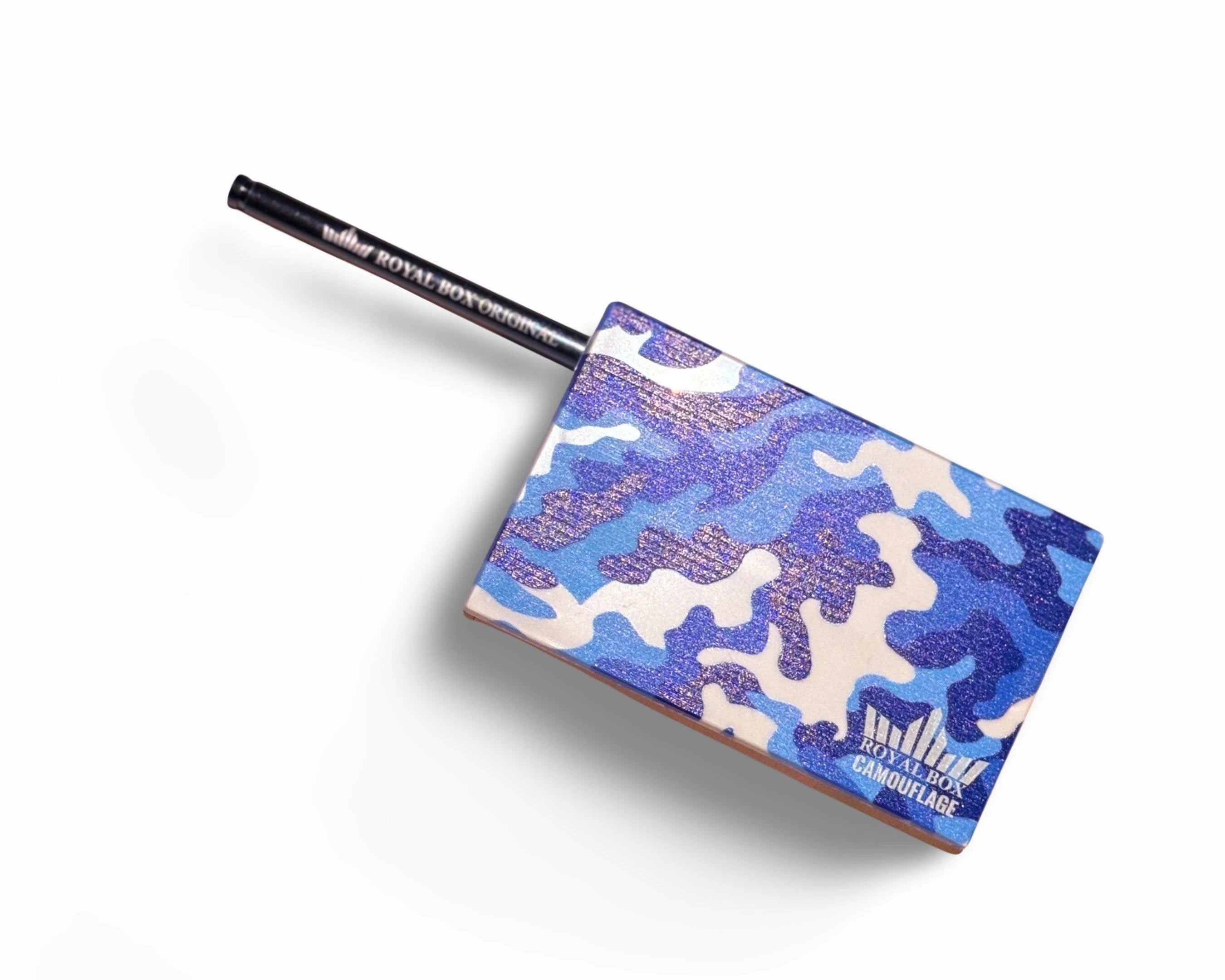 'Royal Box' mit Röhrchen und Dosierer – Camouflage Blau -  from DieBallerei