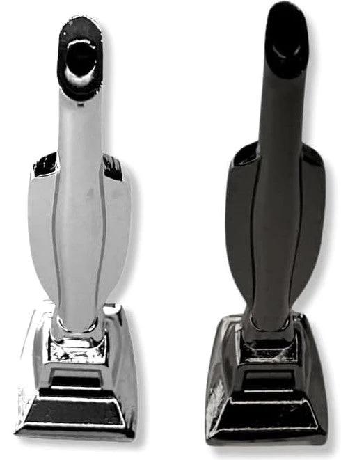 Miniatur-Ziehröhrchen in Staubsauger-Optik – Stilvolle Deko für dein Zuhause - Schwarz & Silber -  from DieBallerei