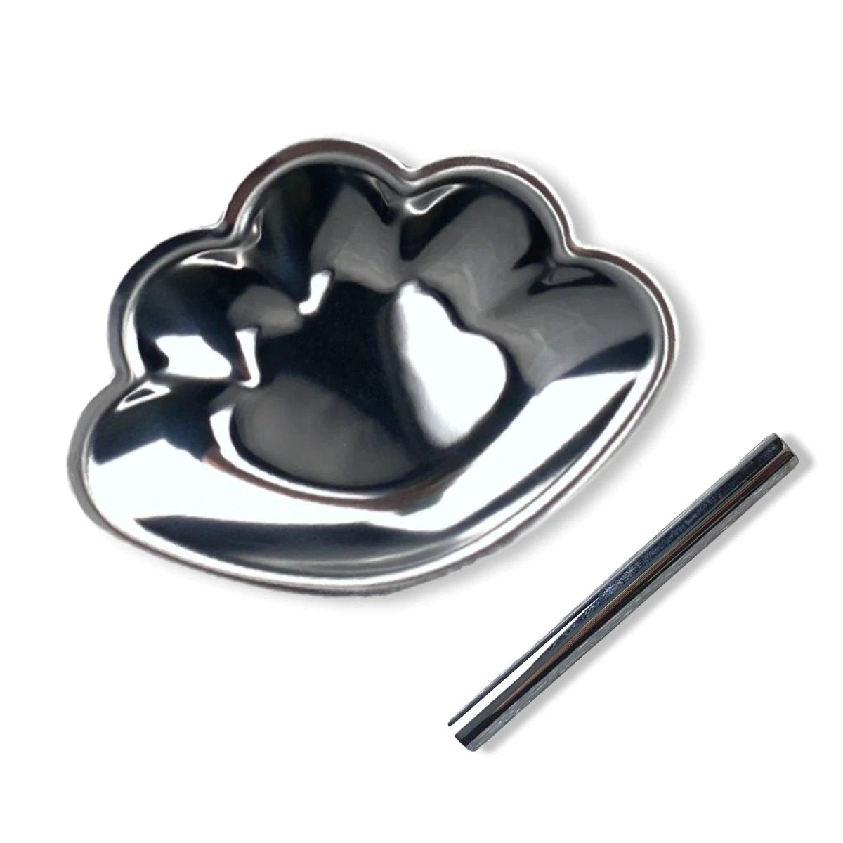 Set Silberne Muschel-Ziehunterlage aus Metall – Edles Design & Praktische Größe -  from DieBallerei