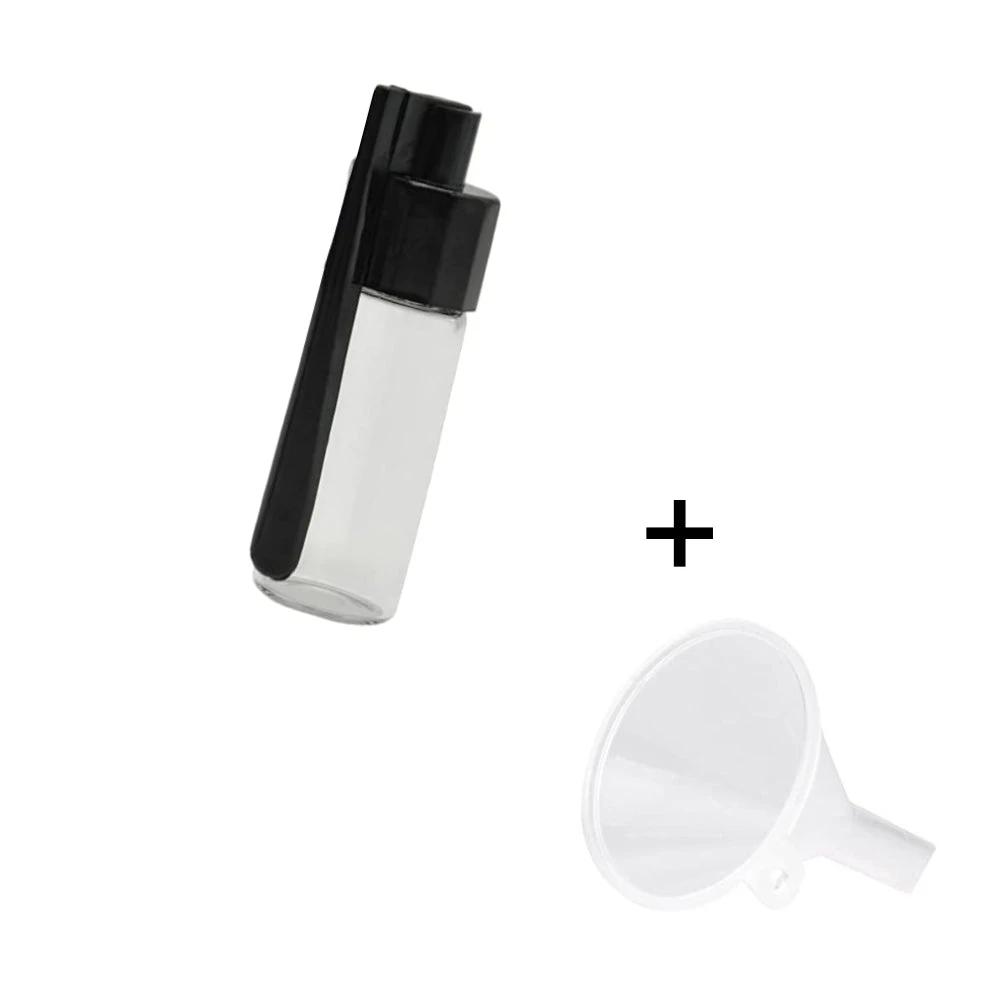 Großer Glas-Spender (43mm) mit Klapplöffel & Trichter – Präzise Dosierung unterwegs -  from DieBallerei