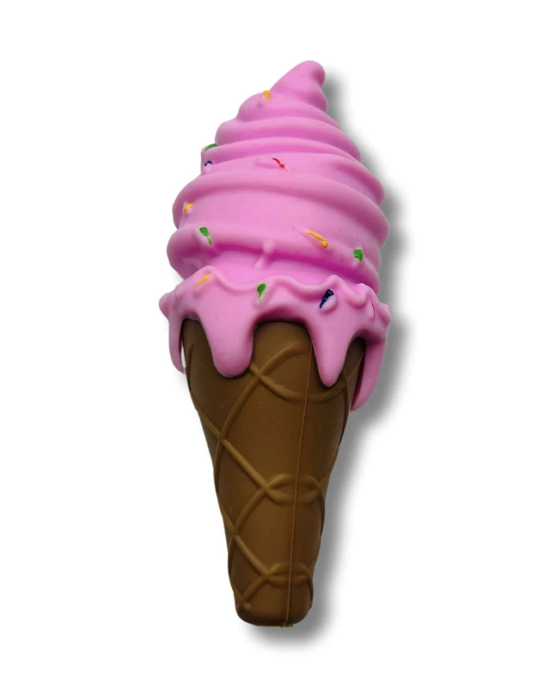 Silikon Pfeife „Ice Cream“ – Stylisches Rauchzubehör in Waffel-Optik -  from DieBallerei