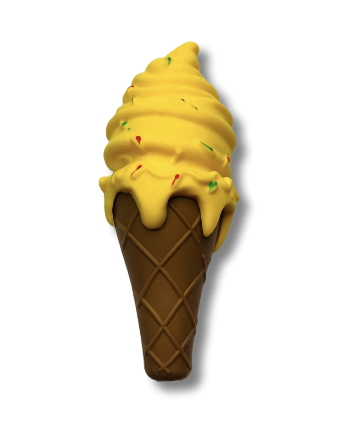 Silikon Pfeife „Ice Cream“ – Stylisches Rauchzubehör in Waffel-Optik -  from DieBallerei