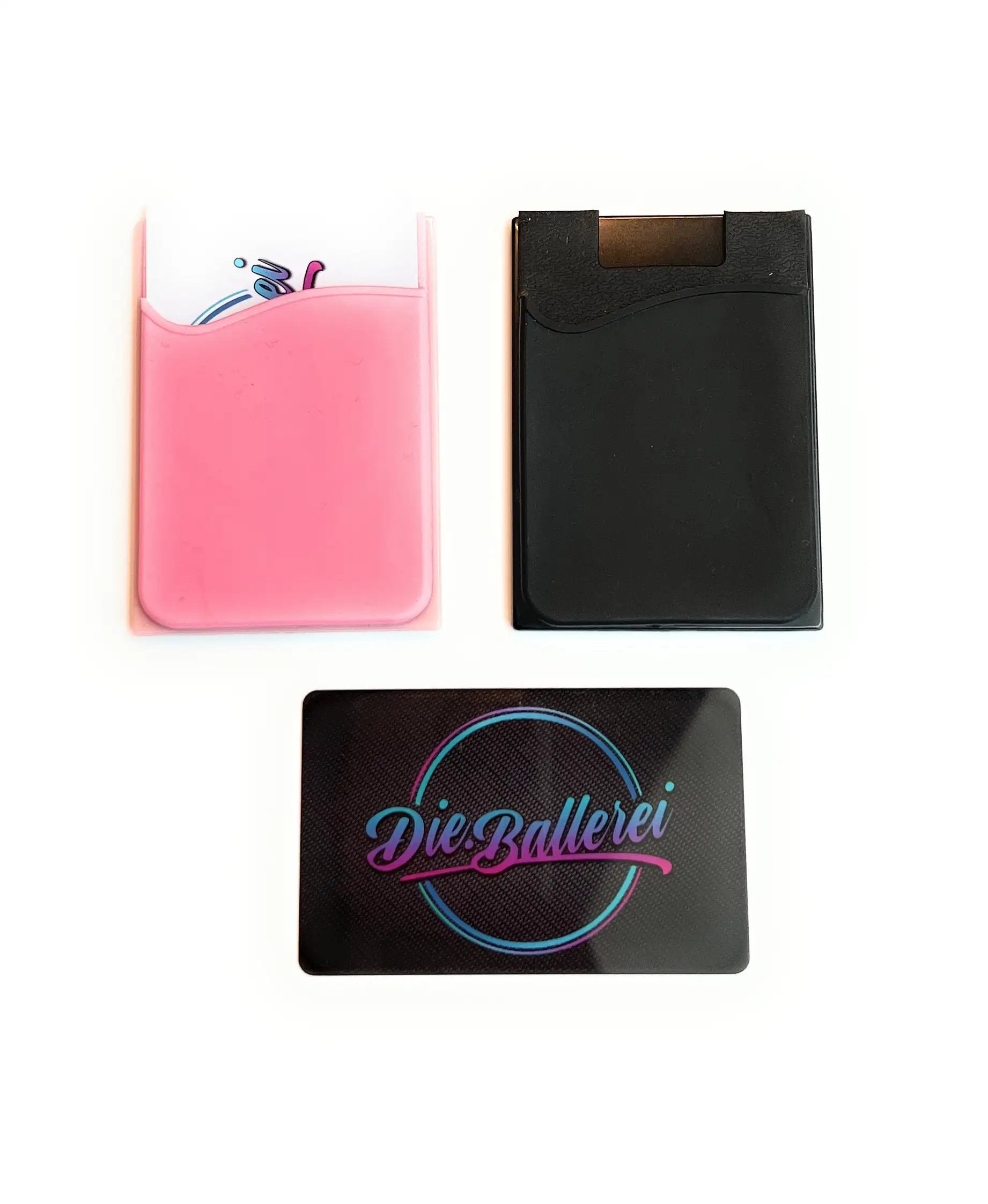 Mini-Spiegel To-Go mit Kartenhalter – Stylisch & Kompakt in drei Farben -  from DieBallerei