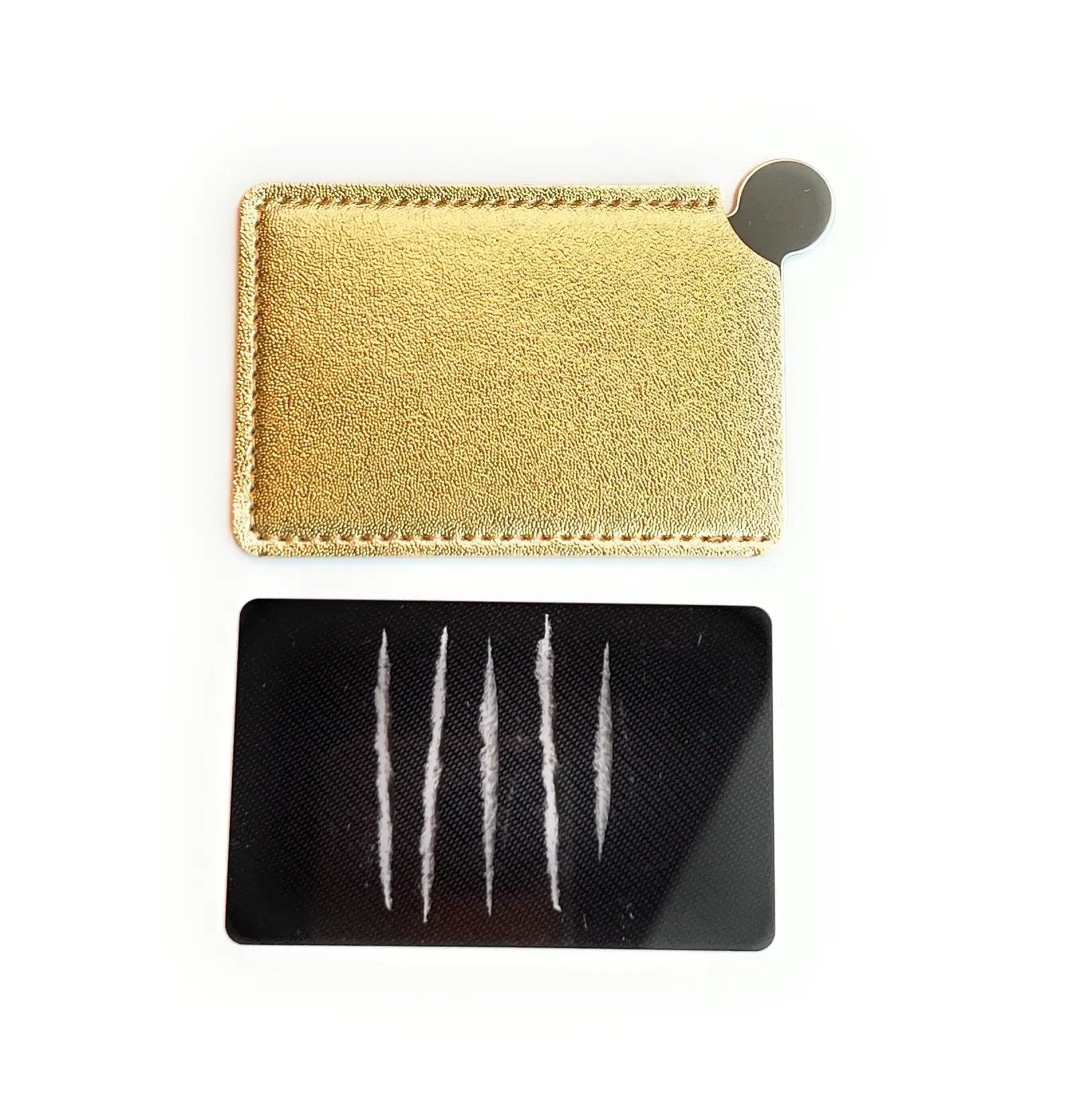 Mini Spiegel To-Go mit Schutzhülle & Zieh- und Hackkarte – Perfekt für unterwegs! -  from DieBallerei