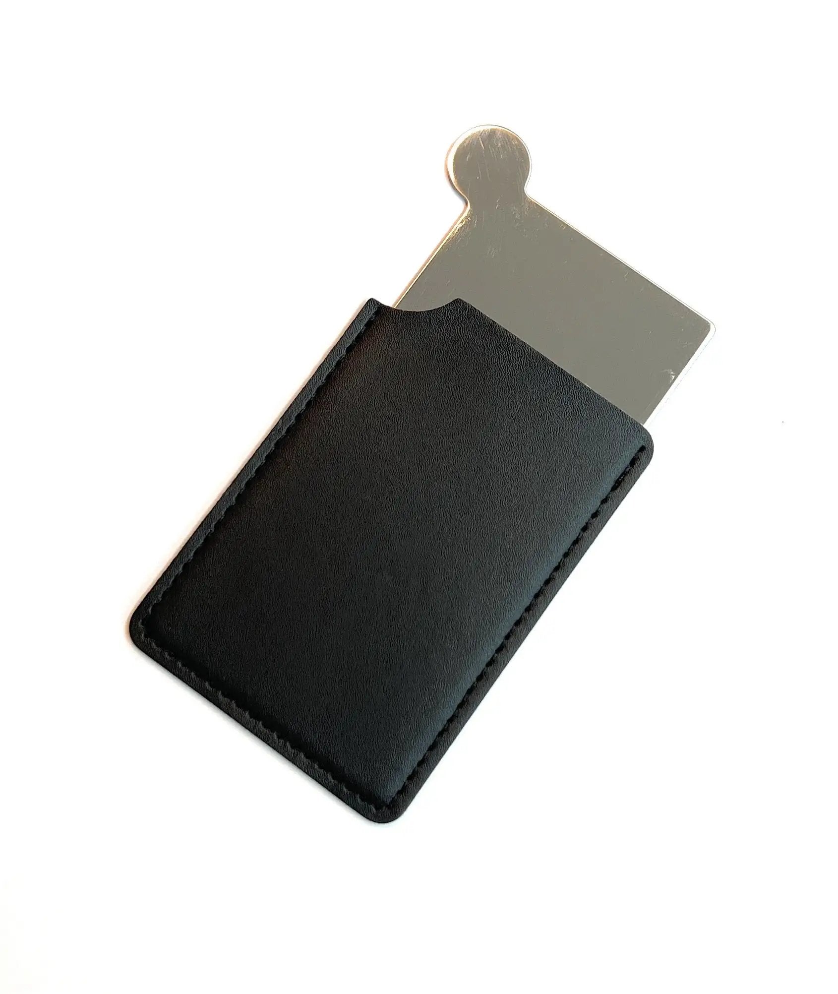 Mini Spiegel To-Go mit Schutzhülle & Zieh- und Hackkarte – Perfekt für unterwegs! -  from DieBallerei