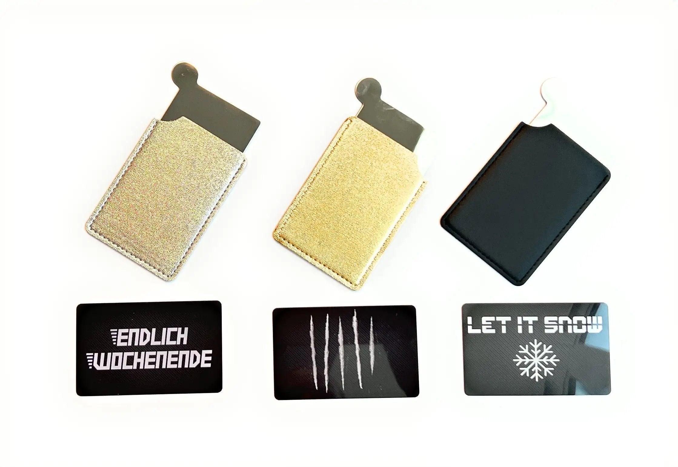 Mini Spiegel To-Go mit Schutzhülle & Zieh- und Hackkarte – Perfekt für unterwegs! -  from DieBallerei