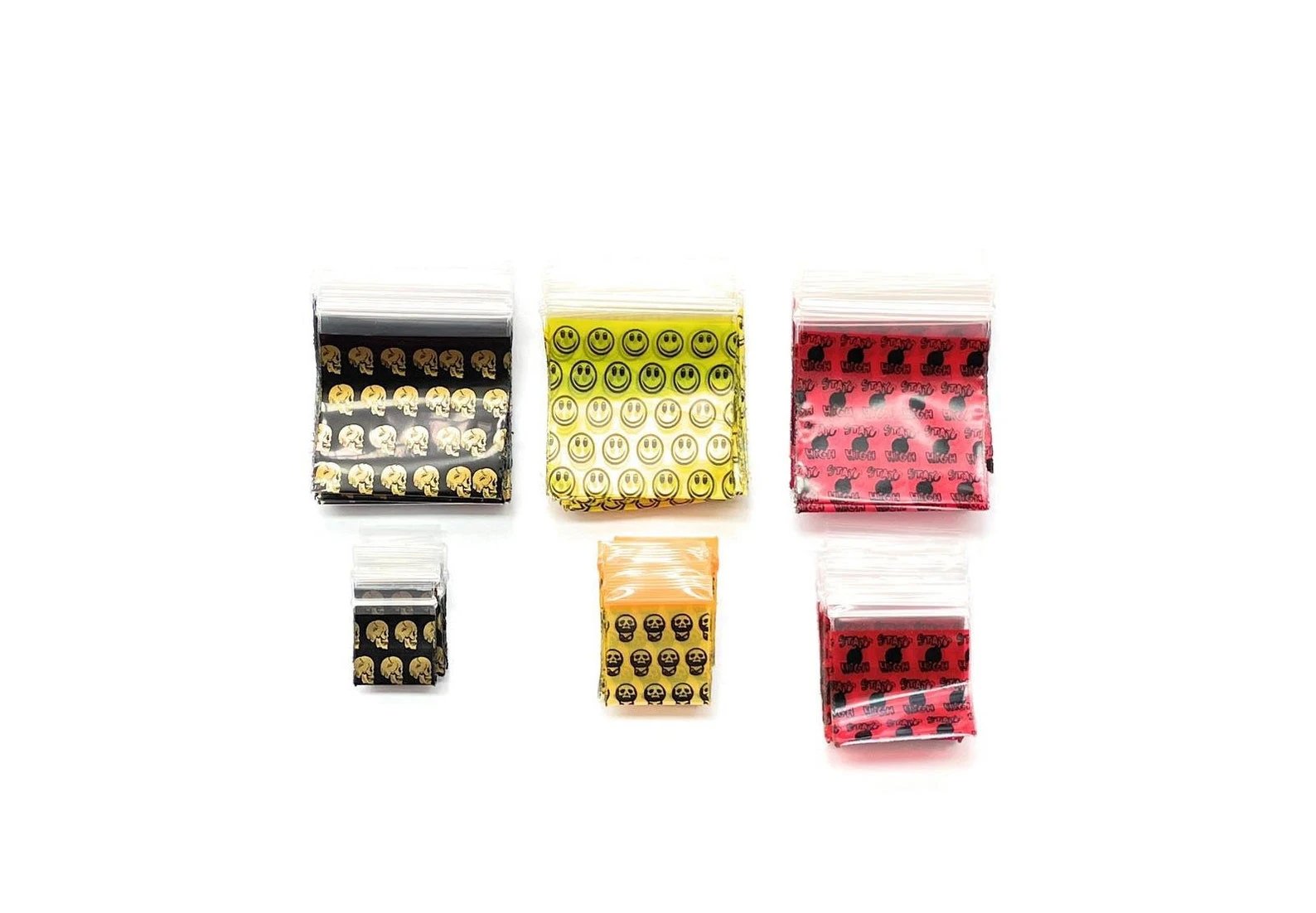 Tütchen-Set (60 Stück) – Wiederverschließbare ZIP-Lock Beutel in Verschiedenen Größen & Farben -  from DieBallerei