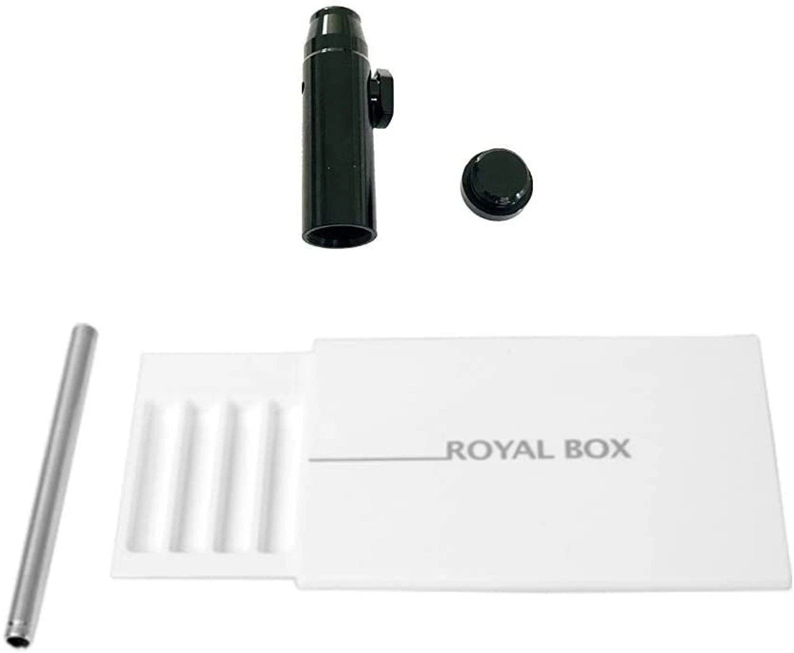 Royal Box mit integriertem Röhrchen – Kompakt, Elegant & Vielseitig (Weiß) -  from DieBallerei