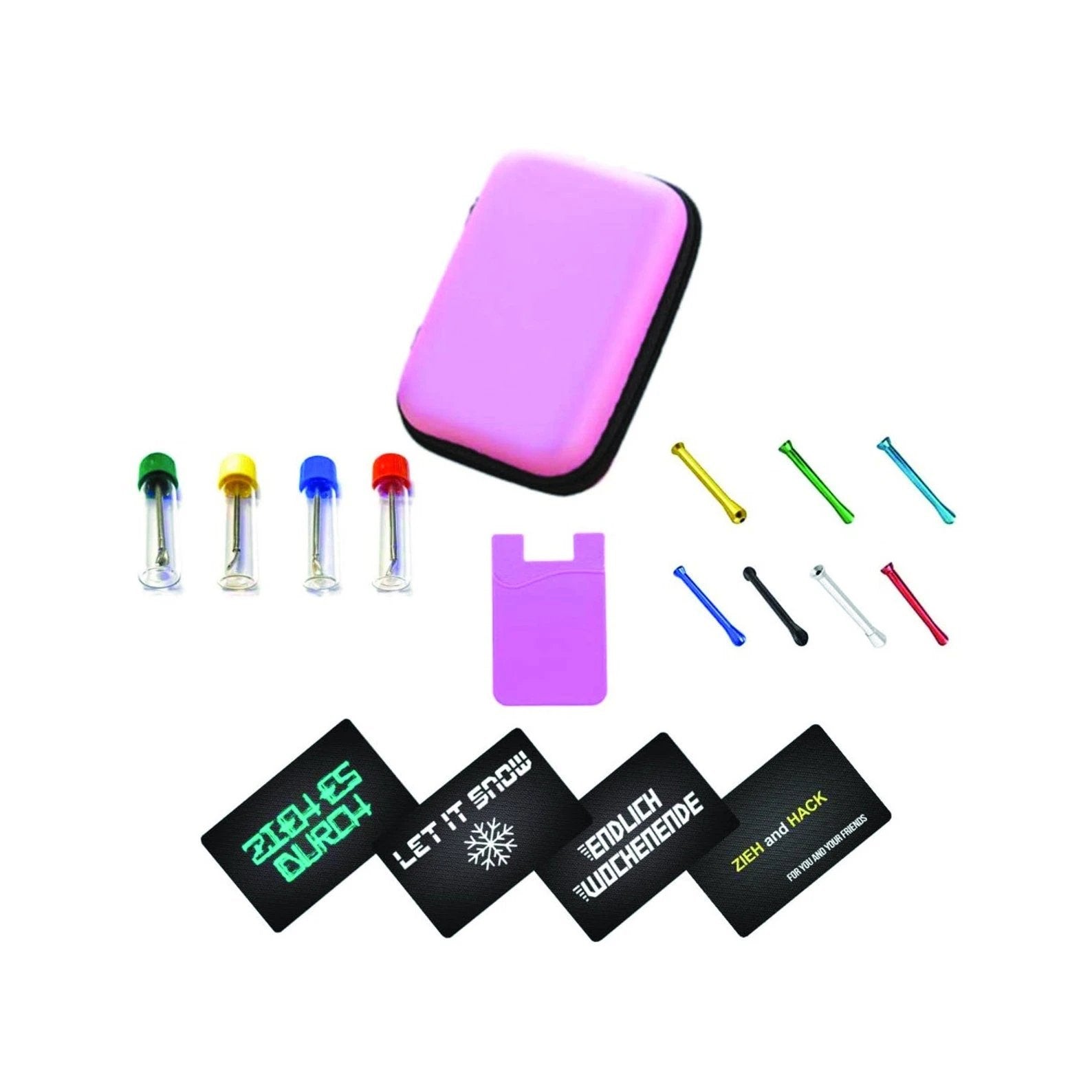 XXL Rosa Hard Case Set – Stylisches & Hochwertiges Zubehör für unterwegs -  from DieBallerei