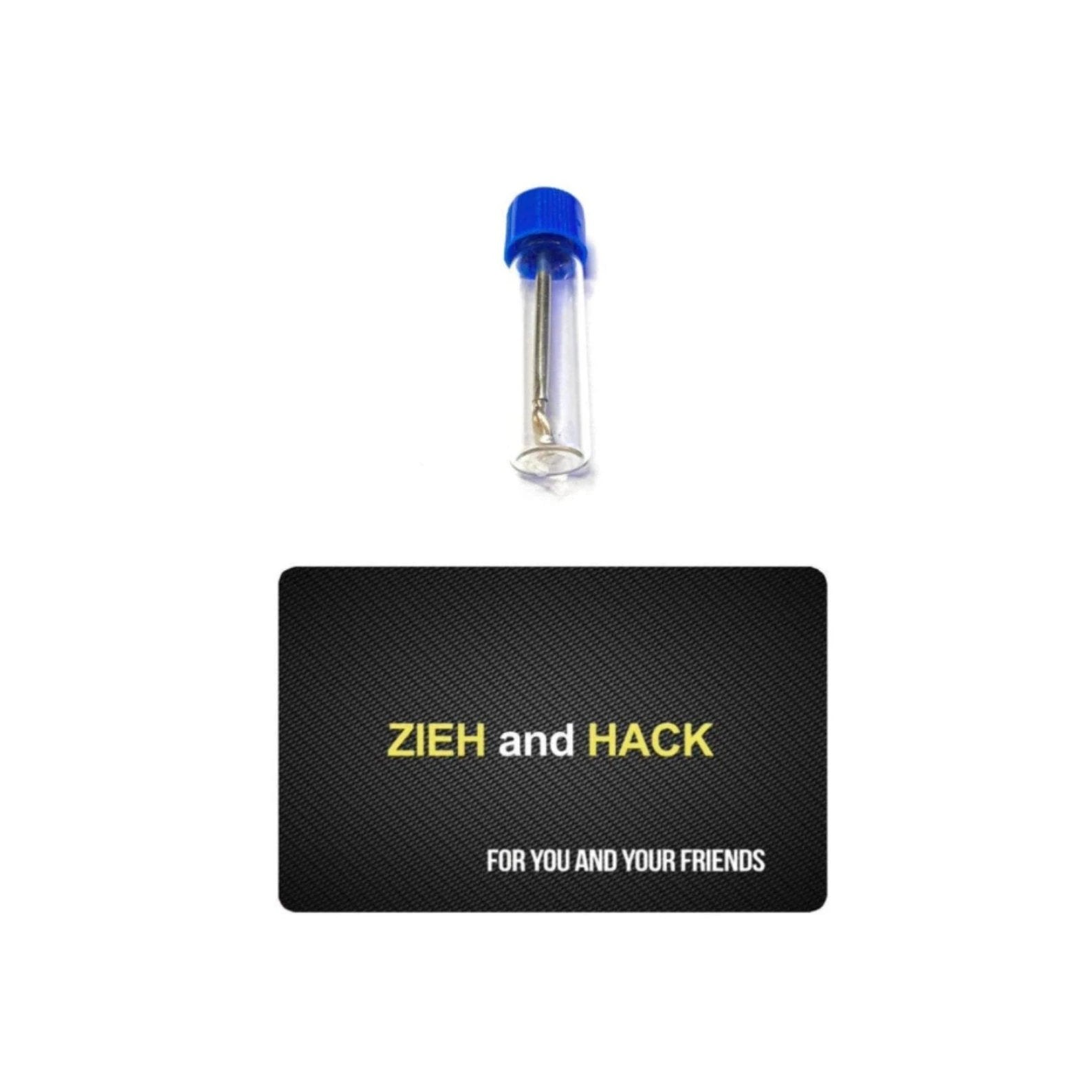 Baller-Fläschchen (Blau) mit Teleskoplöffel & Zieh- und Hack-Karte – Kompakt, Präzise & Praktisch -  from DieBallerei