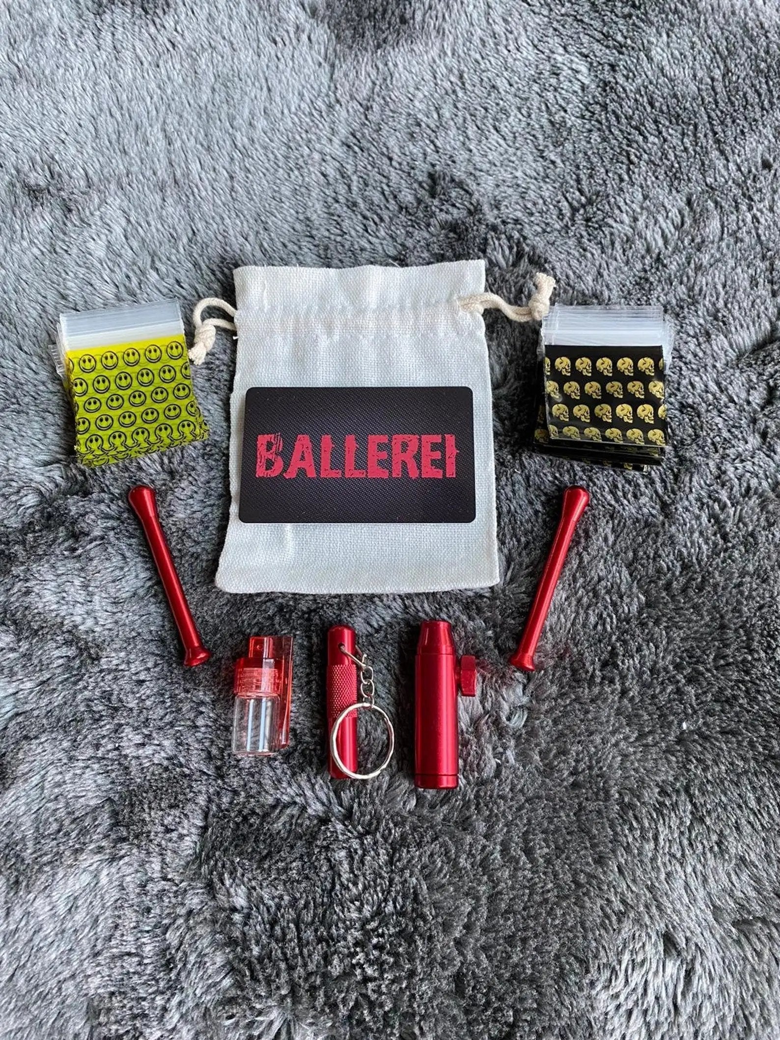 Set "Ballerei Rot" – Stylisch, Kompakt & Perfekt für unterwegs -  from DieBallerei