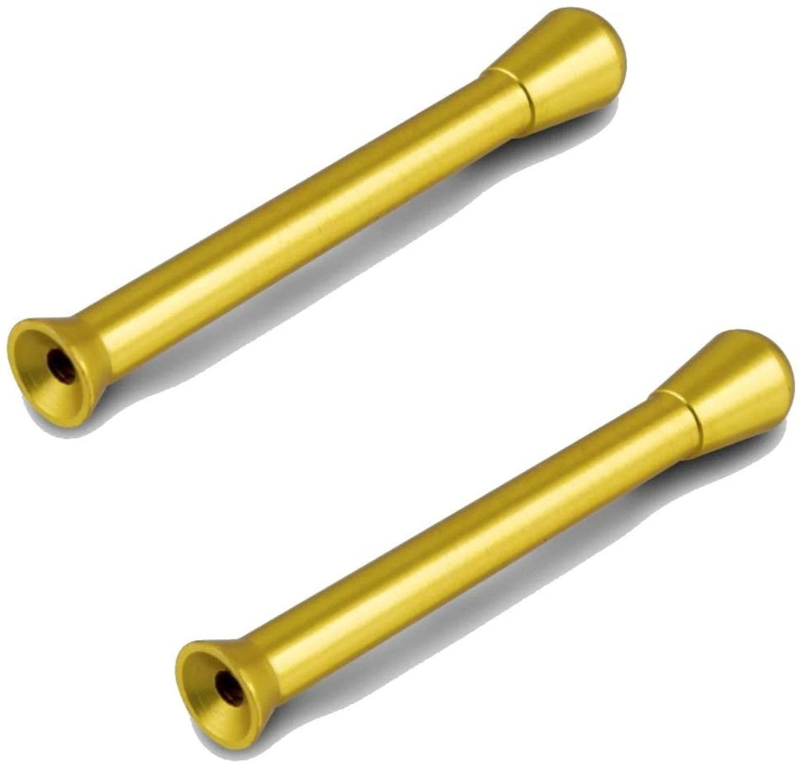2er-Set Ziehröhrchen aus Aluminium (68mm, Gold) – Robust & Stylisch -  from DieBallerei