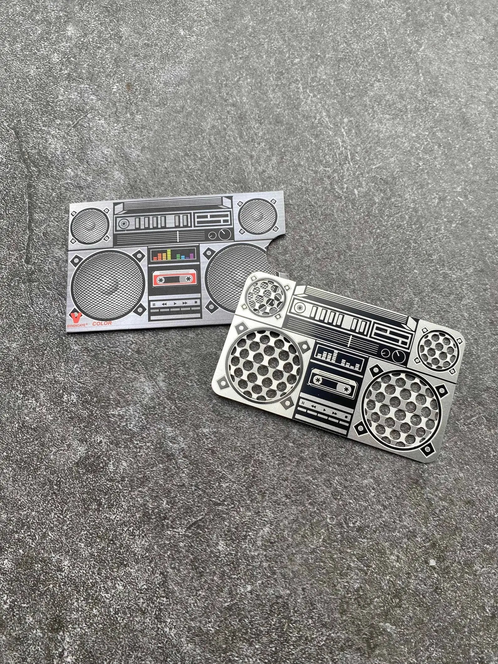 Grinder-Karte "Recorder" – Kompakt, Stylisch & Immer Griffbereit -  from DieBallerei