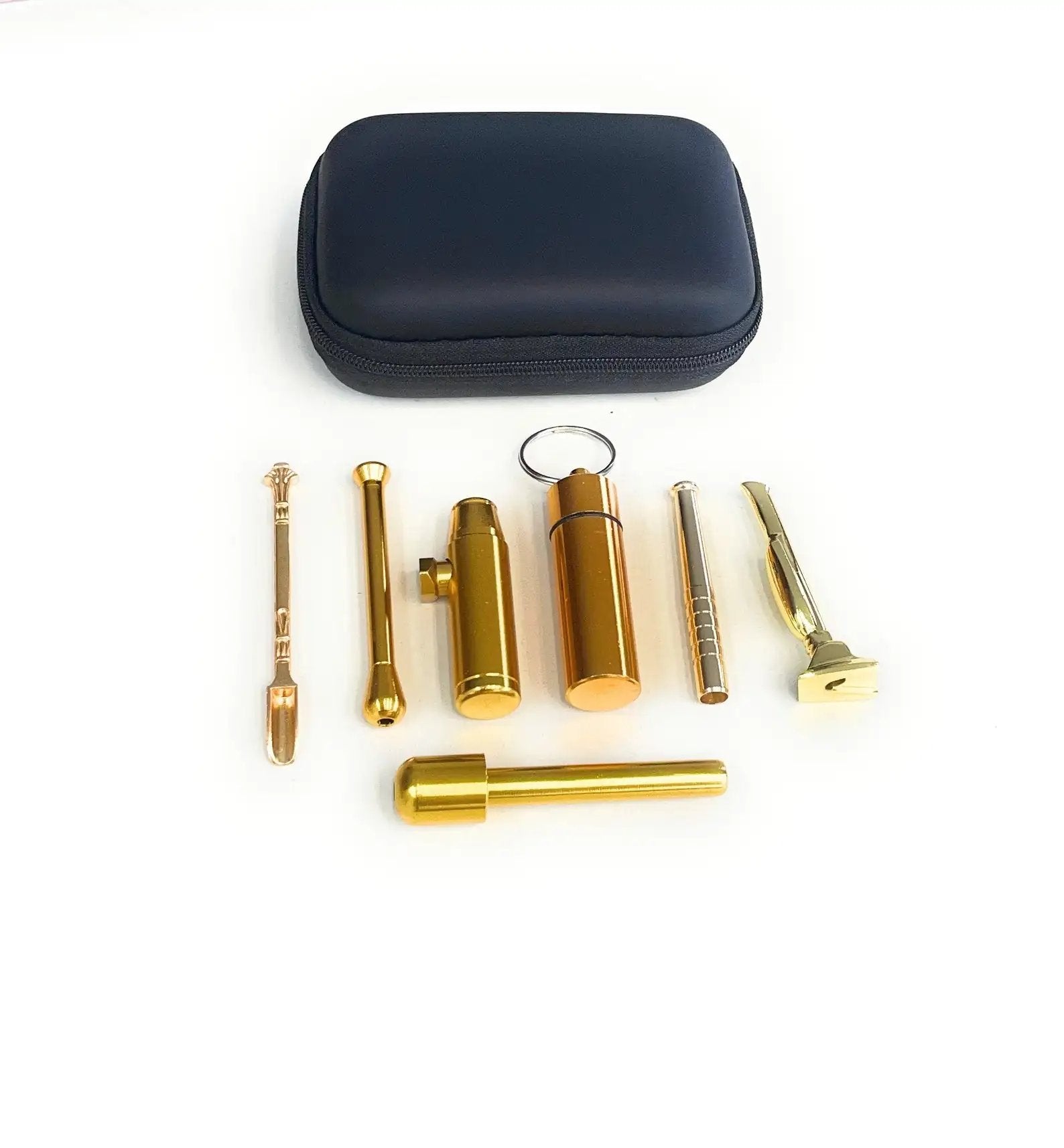 Golden Deluxe Set – Stilvolles Zubehör im schwarzen Soft Case -  from DieBallerei