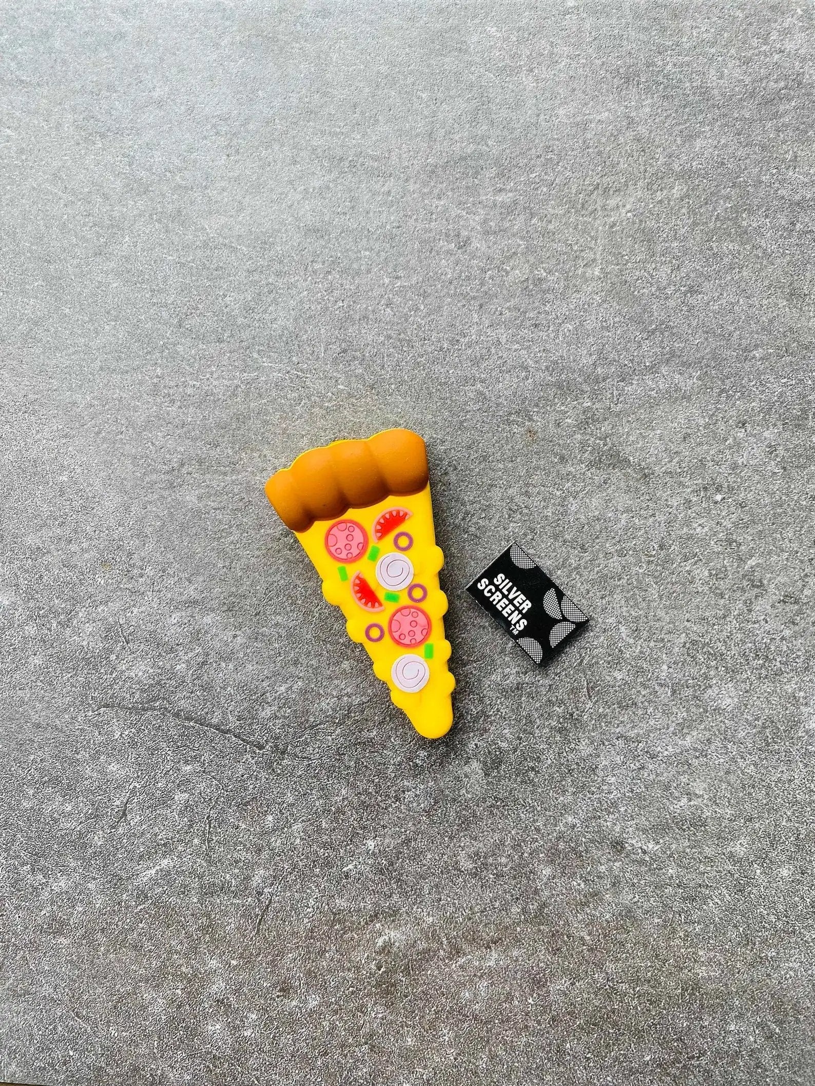 Silikon-Pfeife "Pizza" – Kreatives Design & Einfache Reinigung -  from DieBallerei