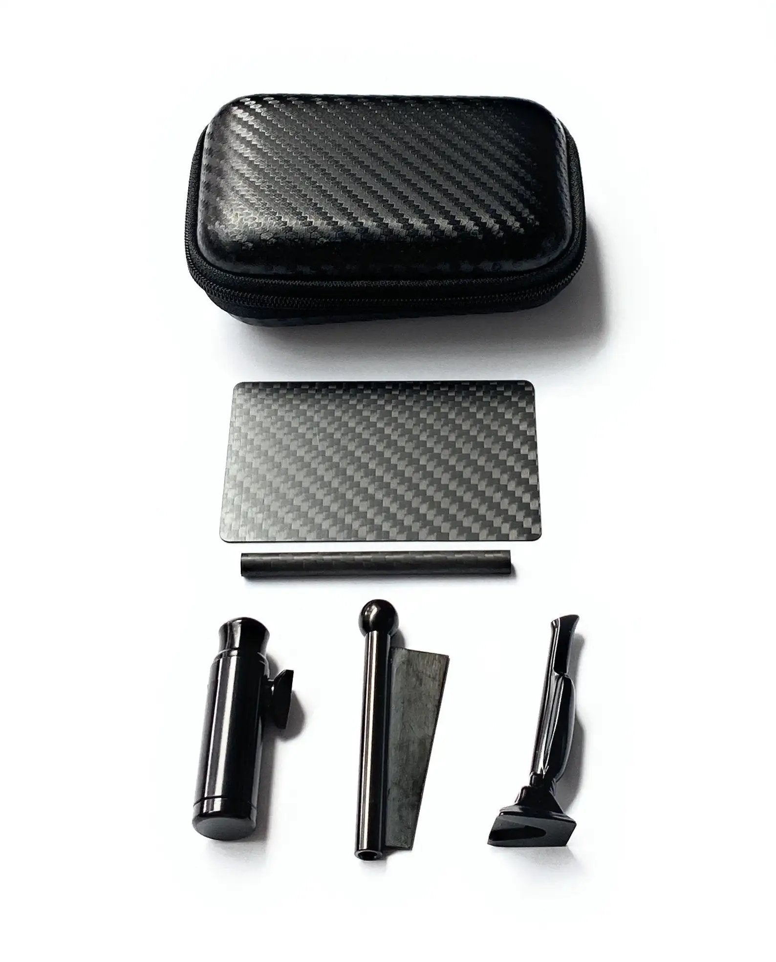 Carbon Black Set – Edles Zubehör im stylischen Soft Case -  from DieBallerei