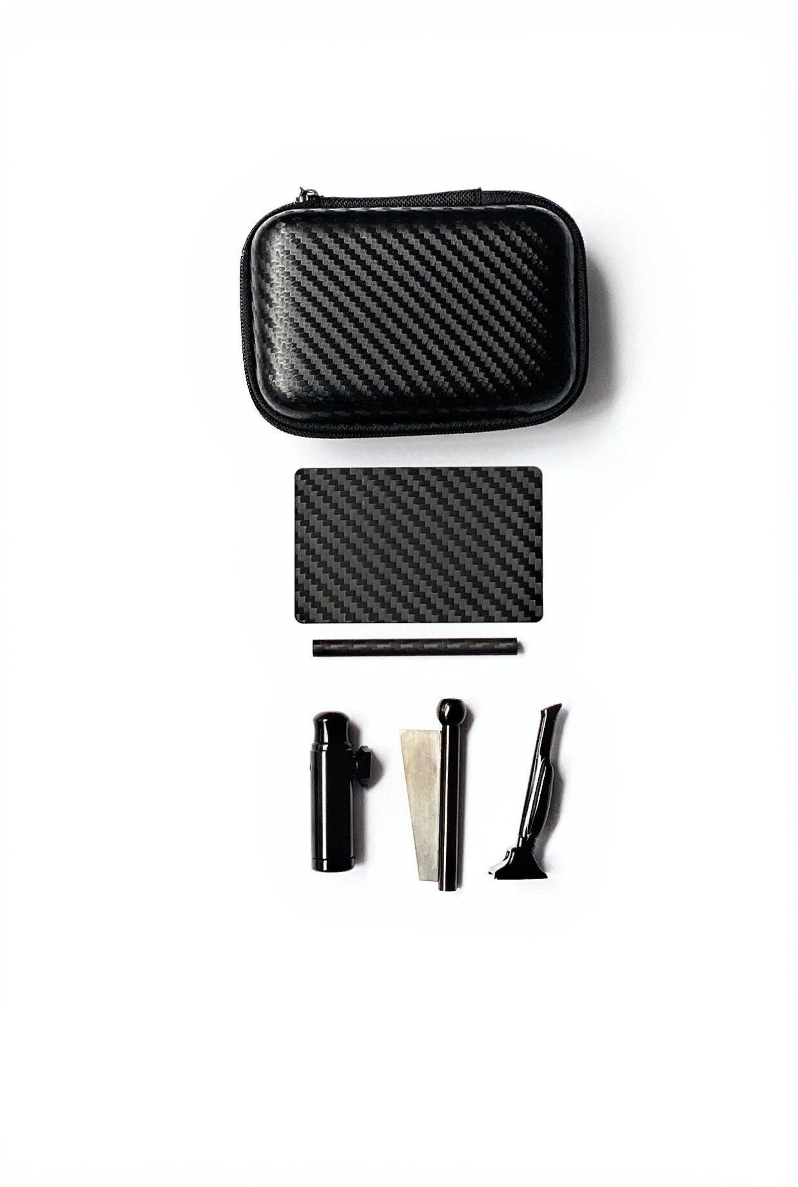 Carbon Black Set – Edles Zubehör im stylischen Soft Case -  from DieBallerei