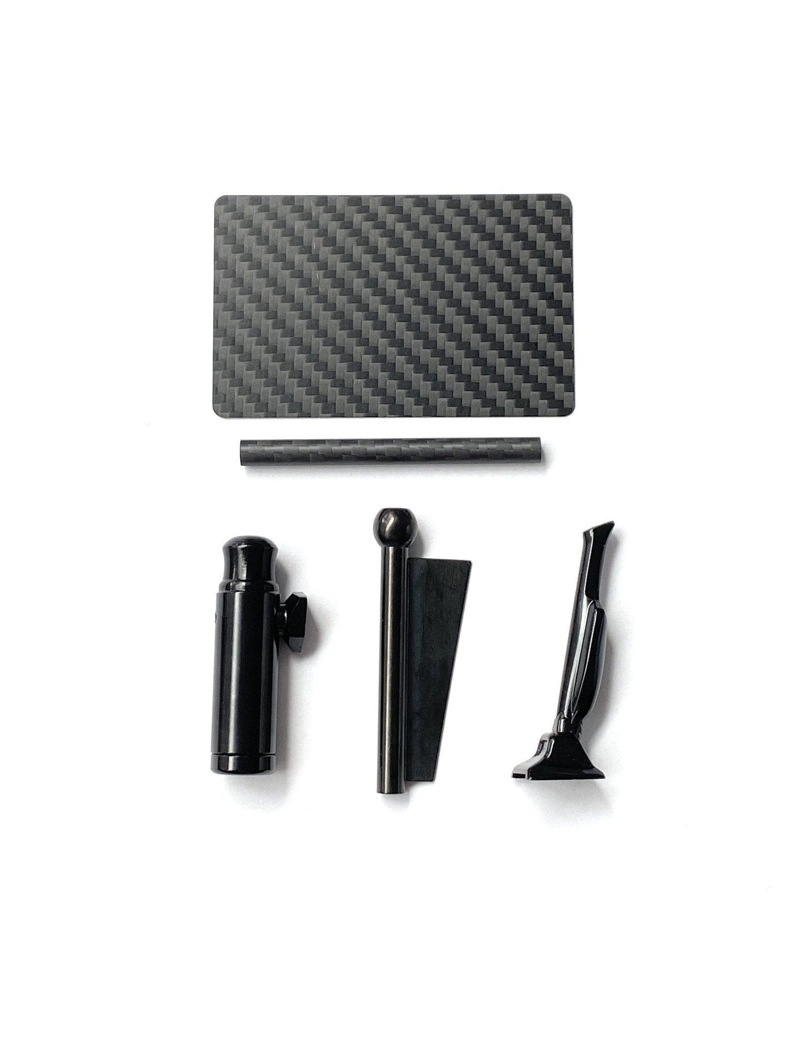 Carbon Black Set – Edles Zubehör im stylischen Soft Case -  from DieBallerei