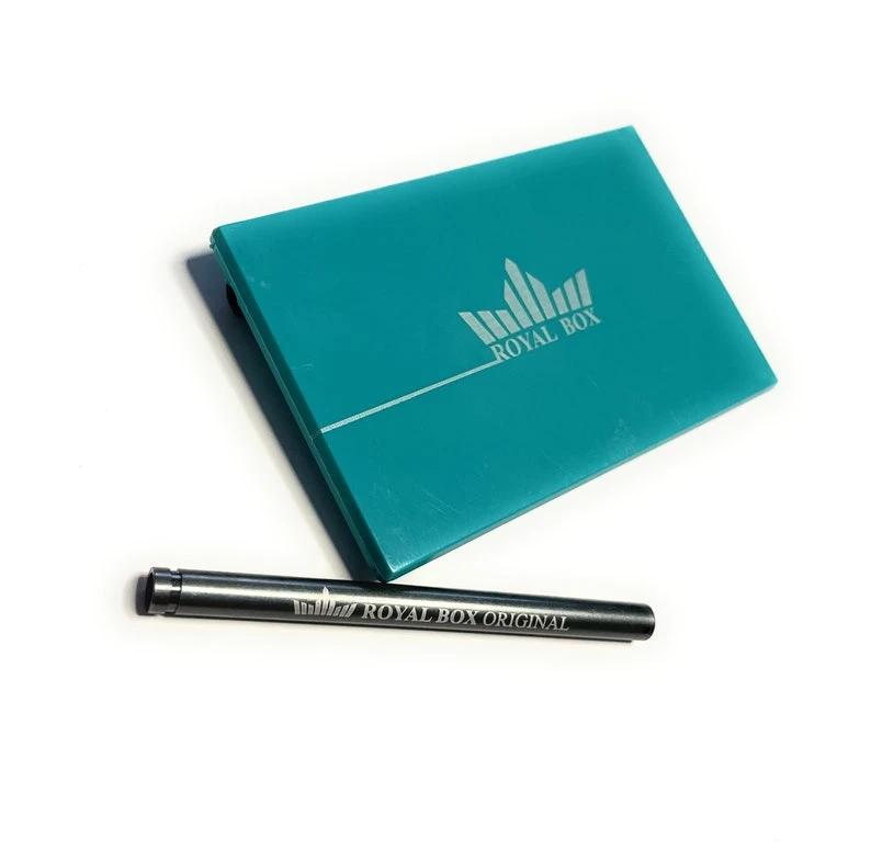Royal Box mit integriertem Röhrchen – Kompakt, Stilvoll & Vielseitig (Türkis) -  from DieBallerei